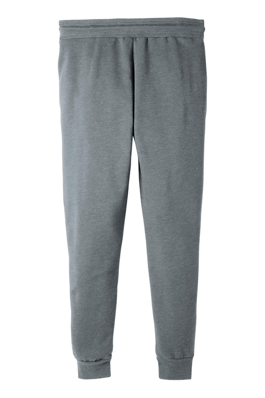 Rear View of Athletic Ht BELLA+CANVAS Unisex Jogger Sweatpants. BC3727
