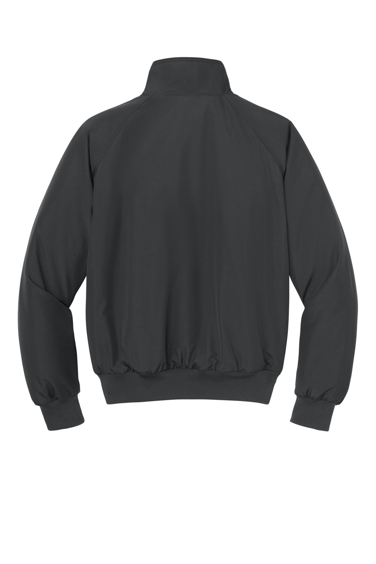 Rear View of Batlshp Grey Port Authority Charger Jacket. J328