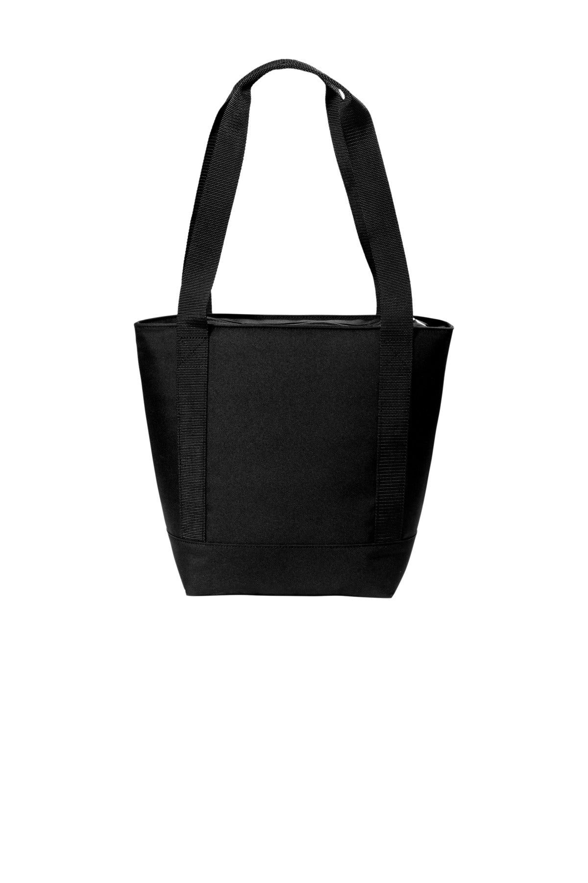 Rear View of Black Carhartt Tote 18-Can Cooler. CT89101701