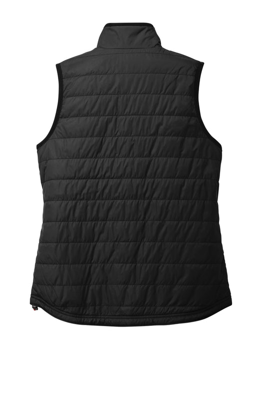Rear View of Black Carhartt Women's Gilliam Vest CT104315