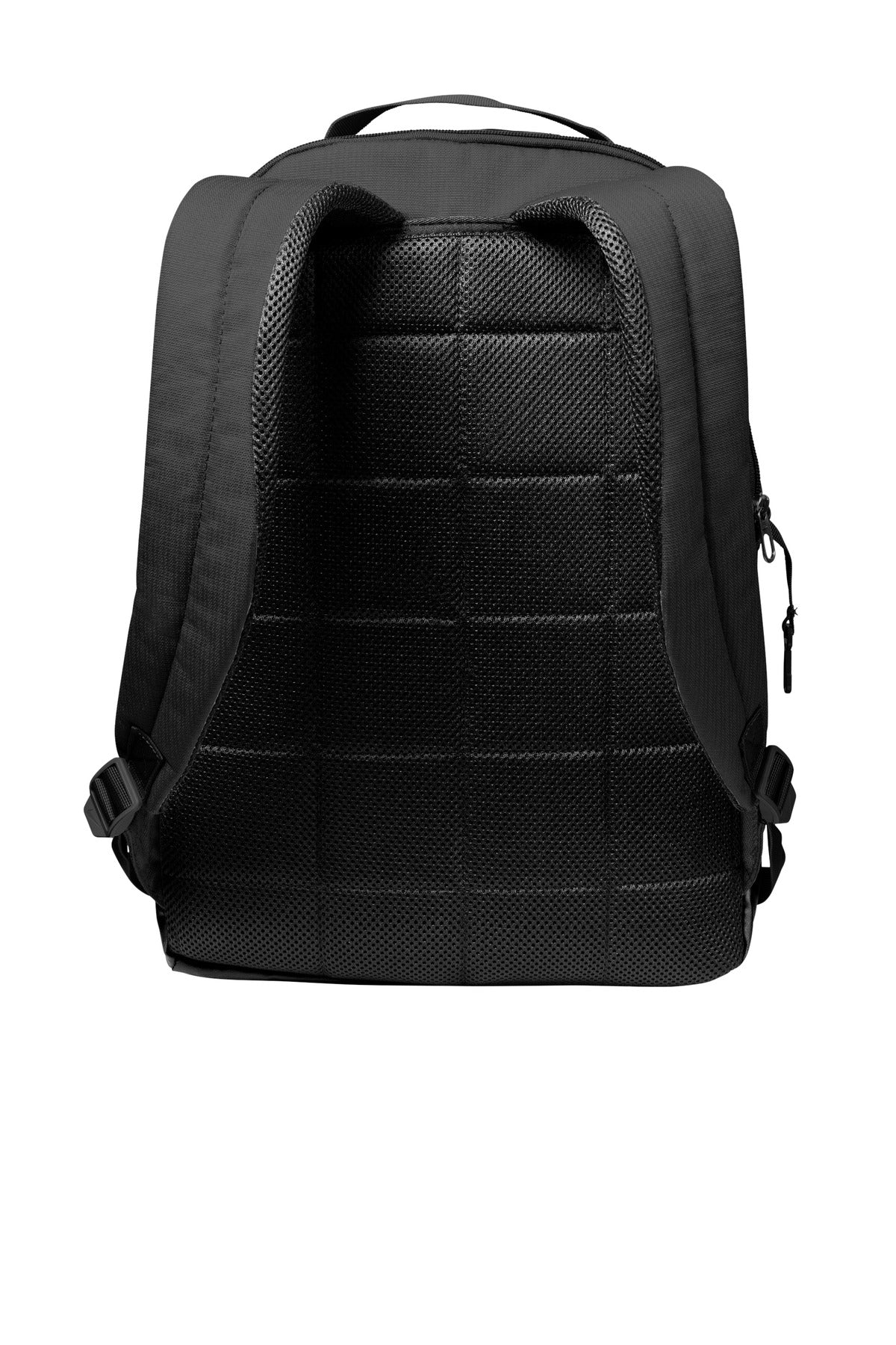 Rear View of Black Nike Brasilia Medium Backpack NKDH7709
