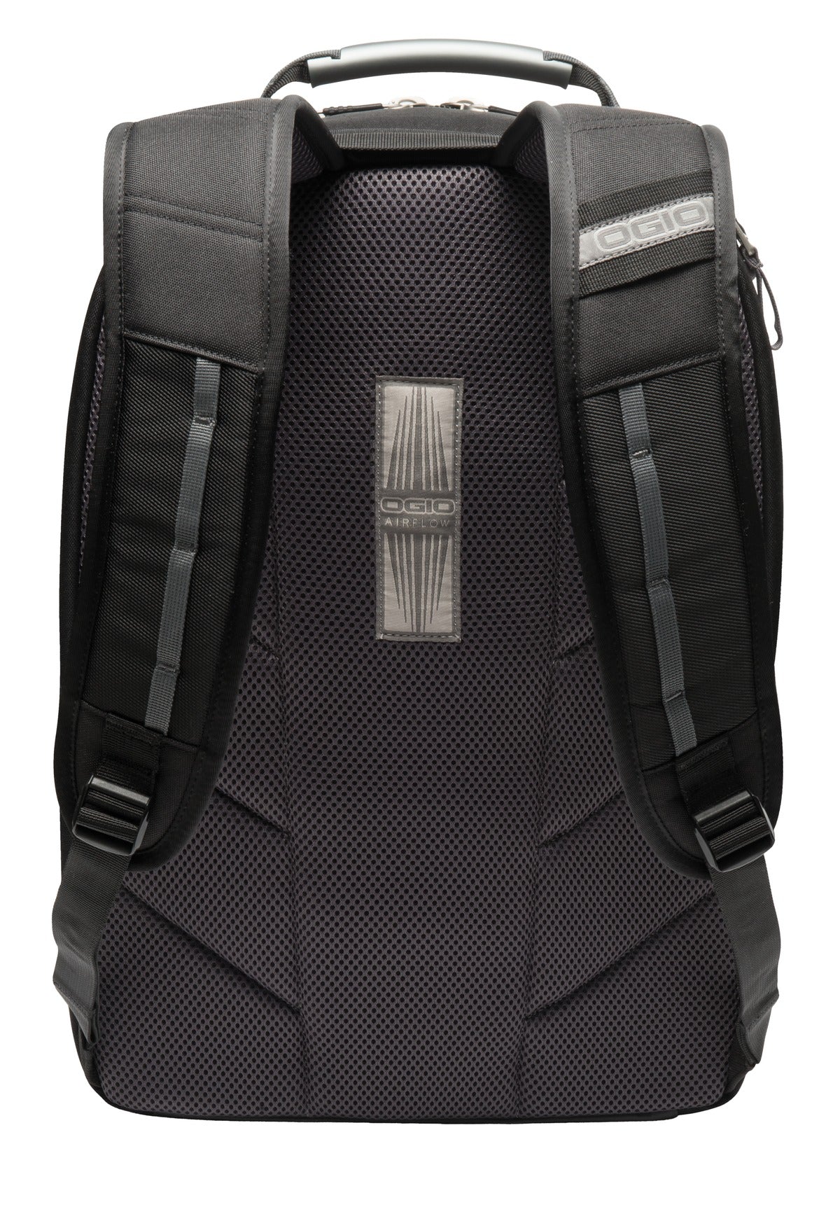 Rear View of Black OGIO Pursuit Pack. 417054