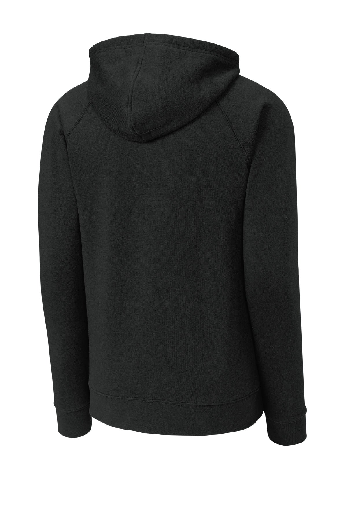 Rear View of Black Sport-Tek Drive Fleece Pullover Hoodie STF200