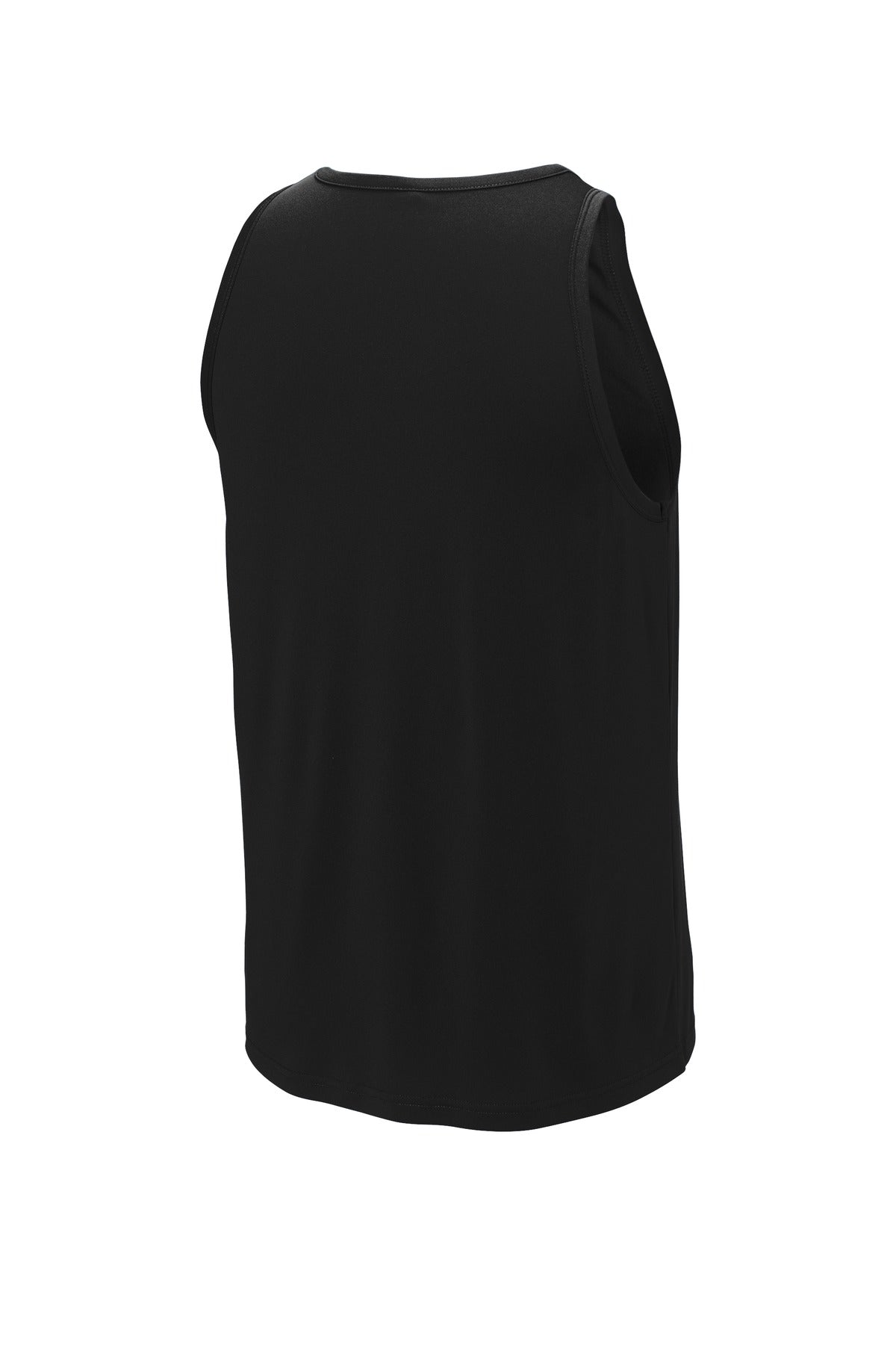 Rear View of Black Sport-Tek PosiCharge Competitor Tank. ST356