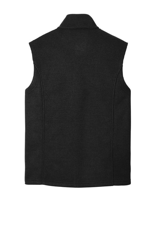Rear View of Blacktop OGIO Grit Fleece Vest OG730