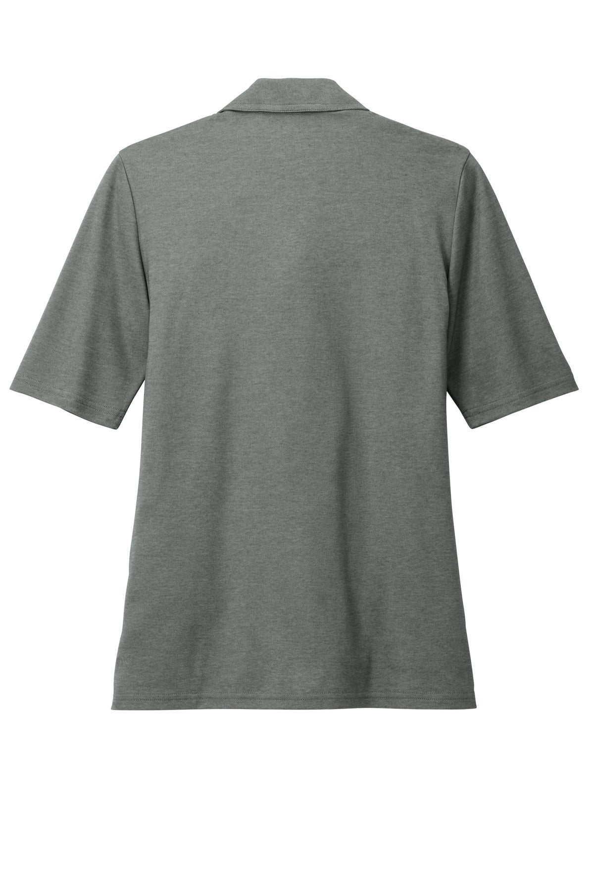 Rear View of BlkHthr TravisMathew Women's Sunsetters Polo TM1LD004