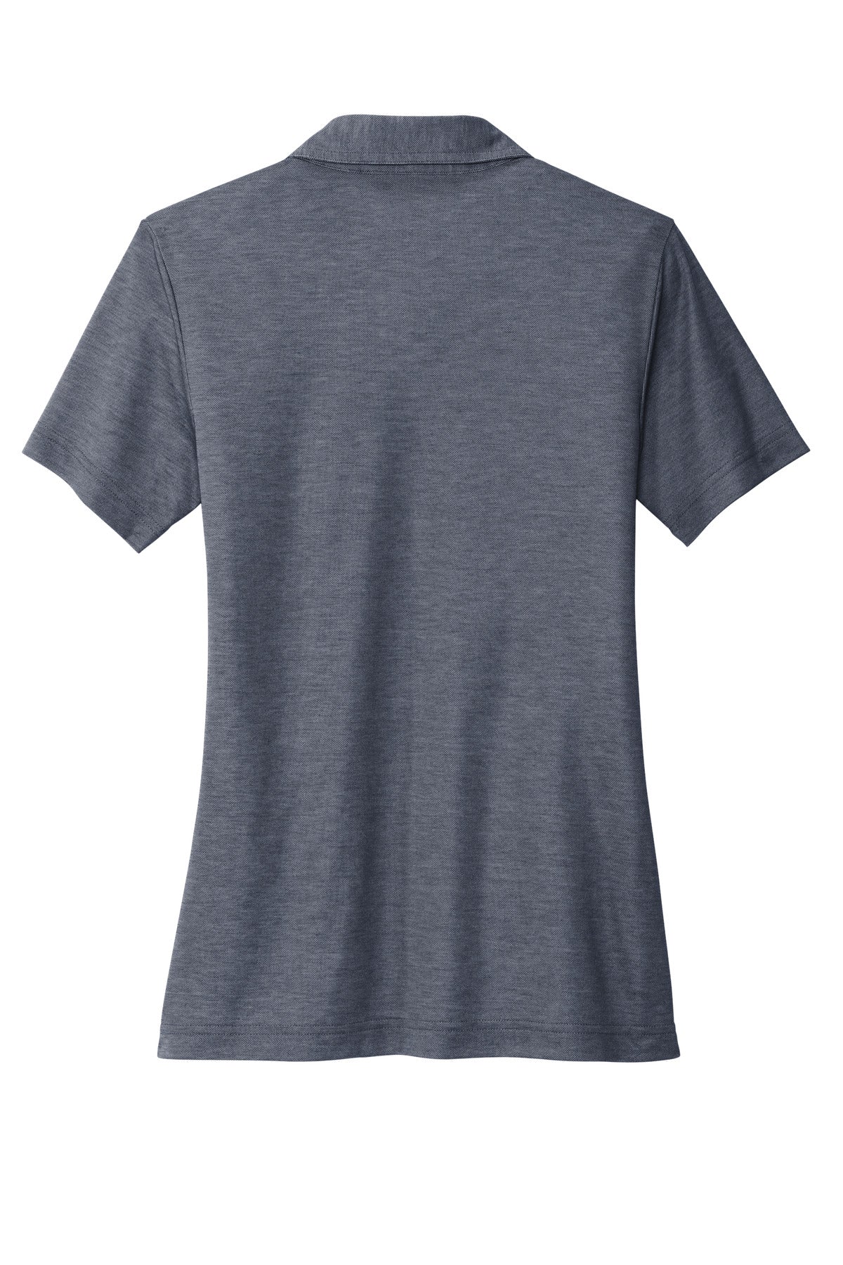 Rear View of BlNightsHt TravisMathew Women's Oceanside Heather Polo TM1WW002