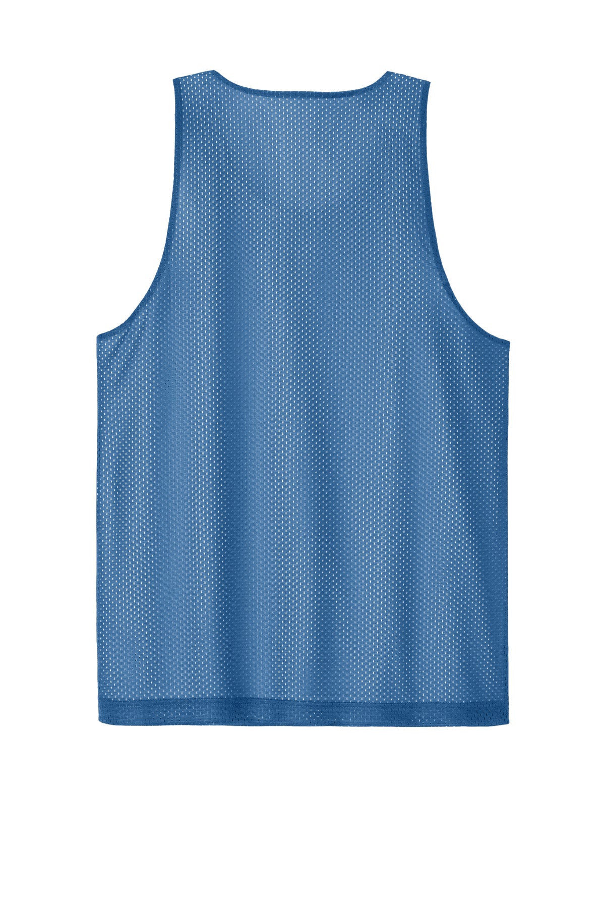 Rear View of CarBl/Wht Sport-Tek PosiCharge Reversible Mesh Tank ST5000