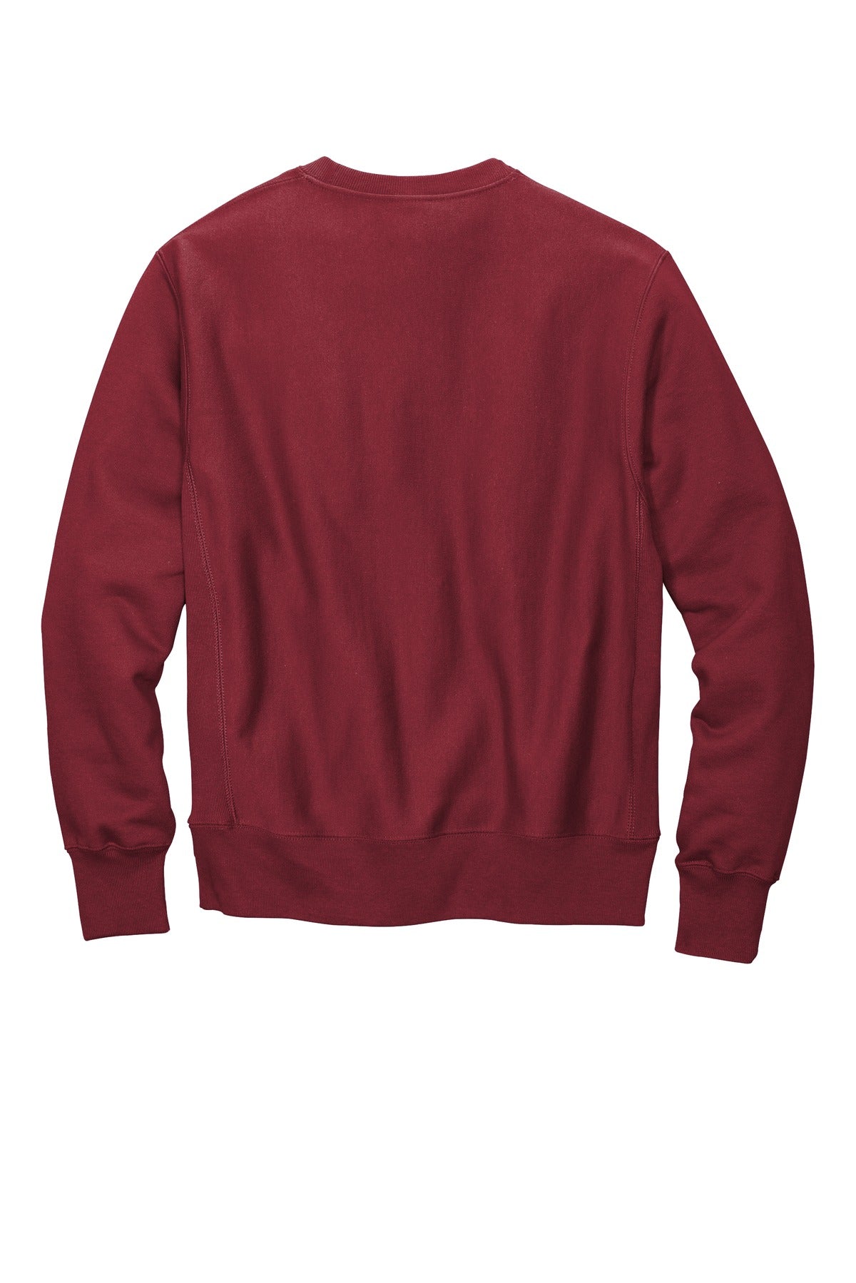 Rear View of Cardinal Champion Reverse Weave Crewneck Sweatshirt S149