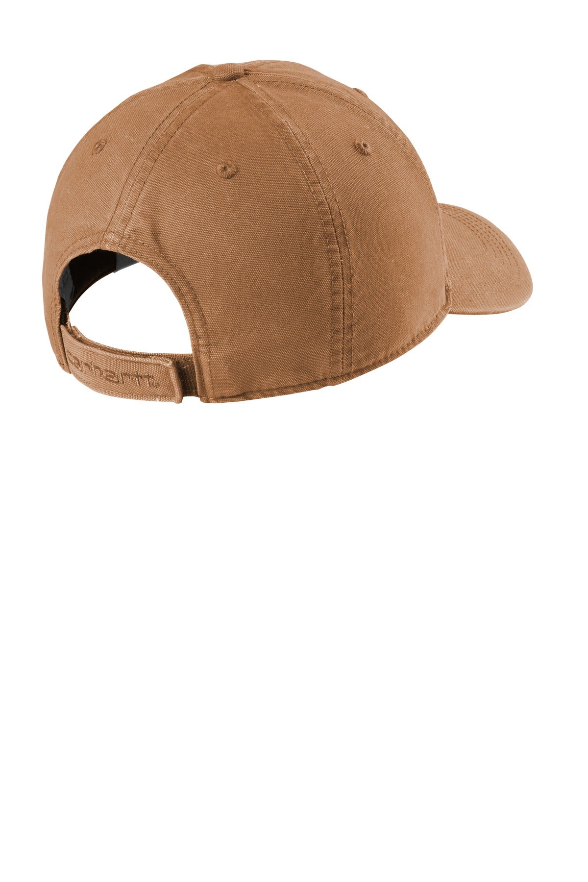 Rear View of Carhartt Brown Carhartt Cotton Canvas Cap CT103938