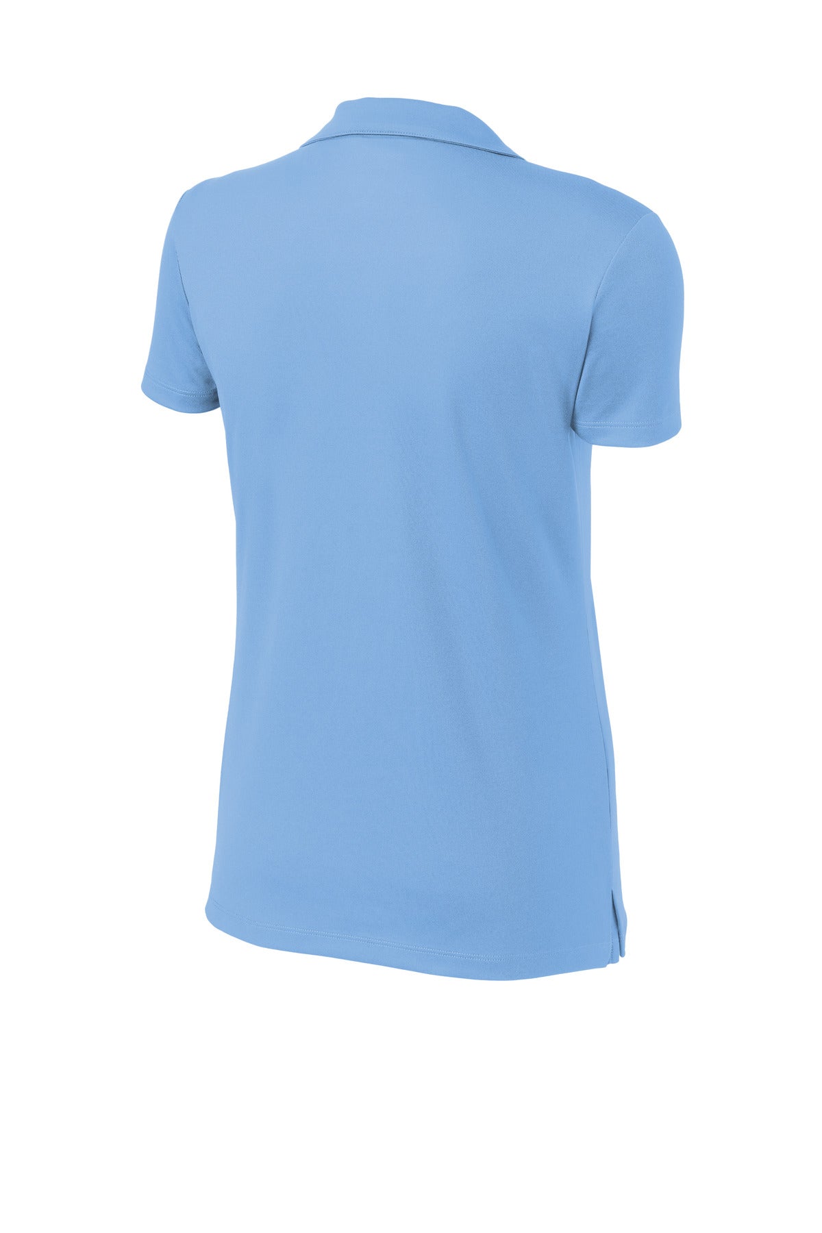 Rear View of CarolinaBl Sport-Tek Women's UV Micropique Polo LST740