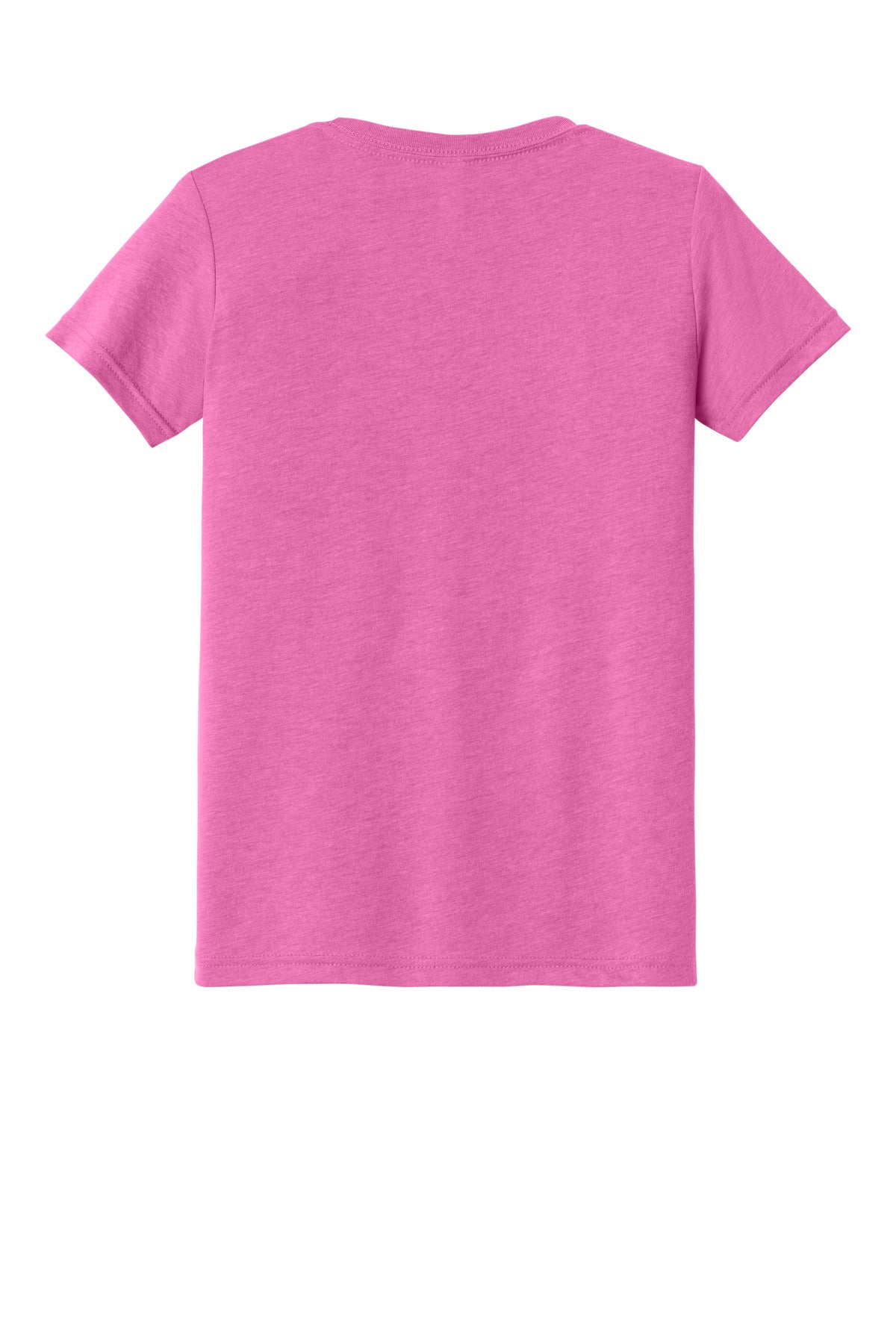 Rear View of CharityPTb BELLA+CANVAS Youth Triblend Short Sleeve Tee. BC3413Y