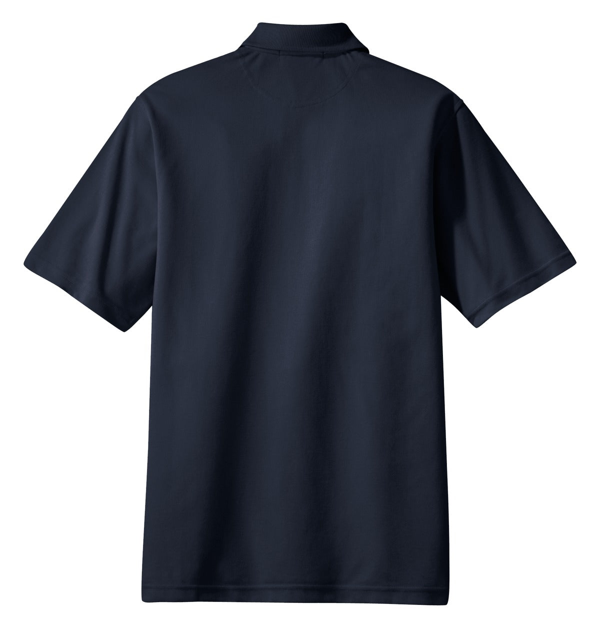 Rear View of Classic Navy Port Authority Rapid Dry Polo. K455