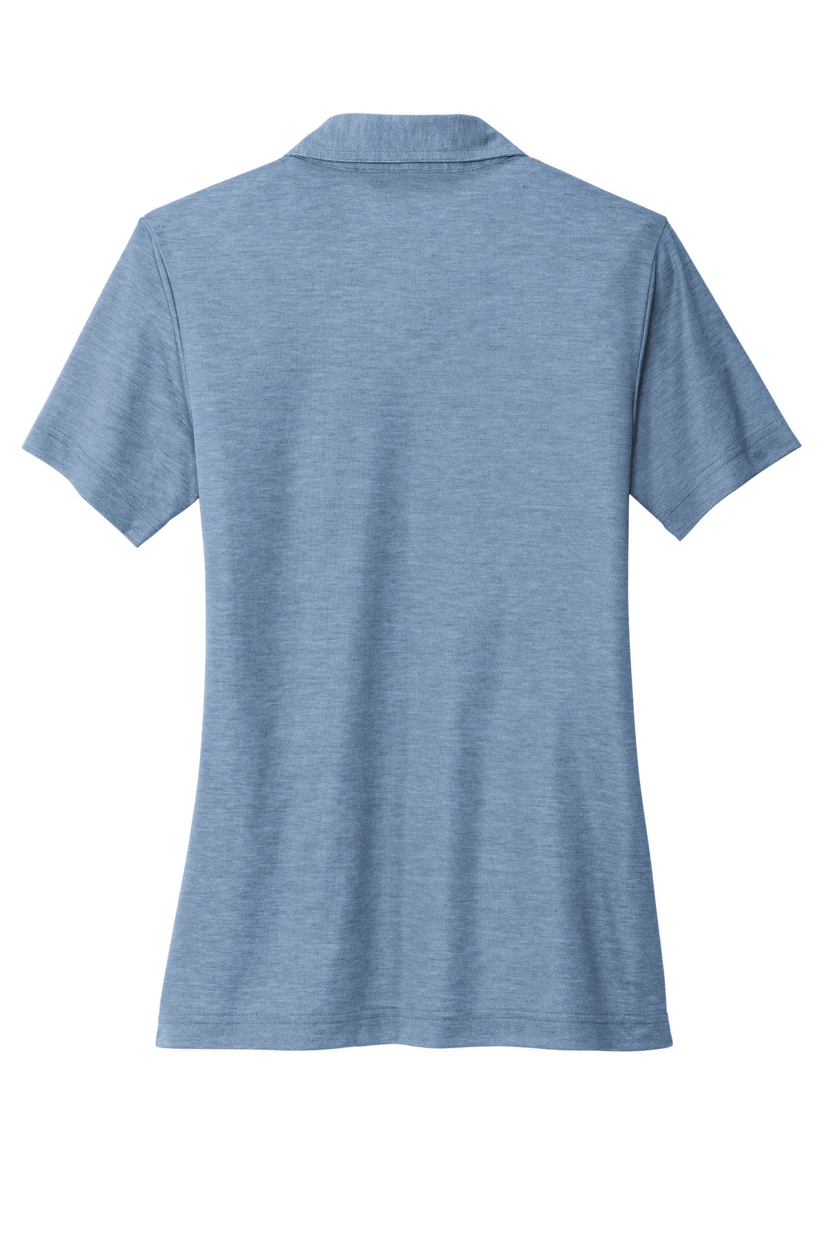 Rear View of ClscBlHthr TravisMathew Women's Oceanside Heather Polo TM1WW002