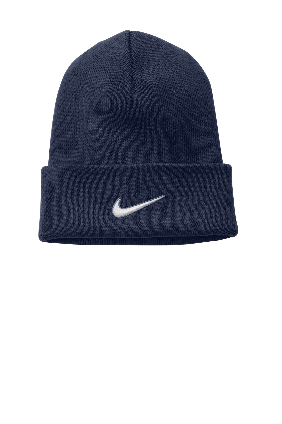 Rear View of ColNavy Nike Team Cuffed Beanie NKFB6539