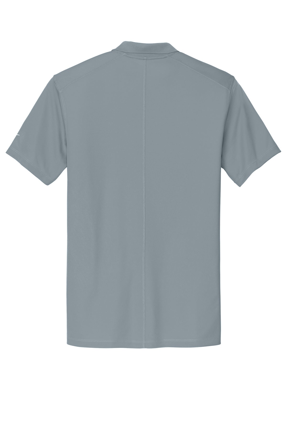 Rear View of CoolGrey Nike Victory Solid Polo NKDX6684