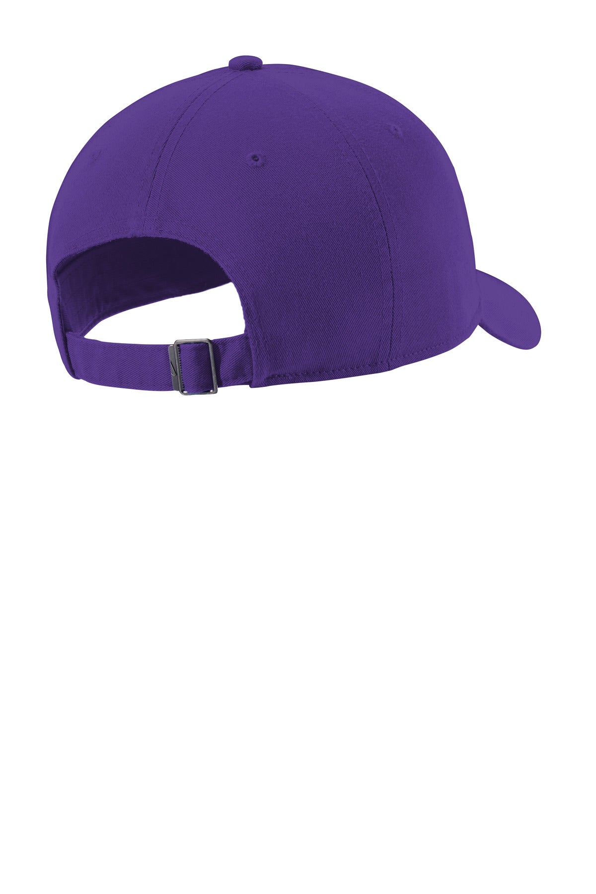 Rear View of CourtPrpl Nike Heritage Cotton Twill Cap NKFB5677