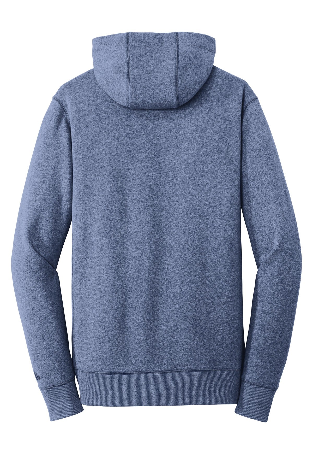 Rear View of Dark Royal Tws New Era French Terry Pullover Hoodie. NEA500