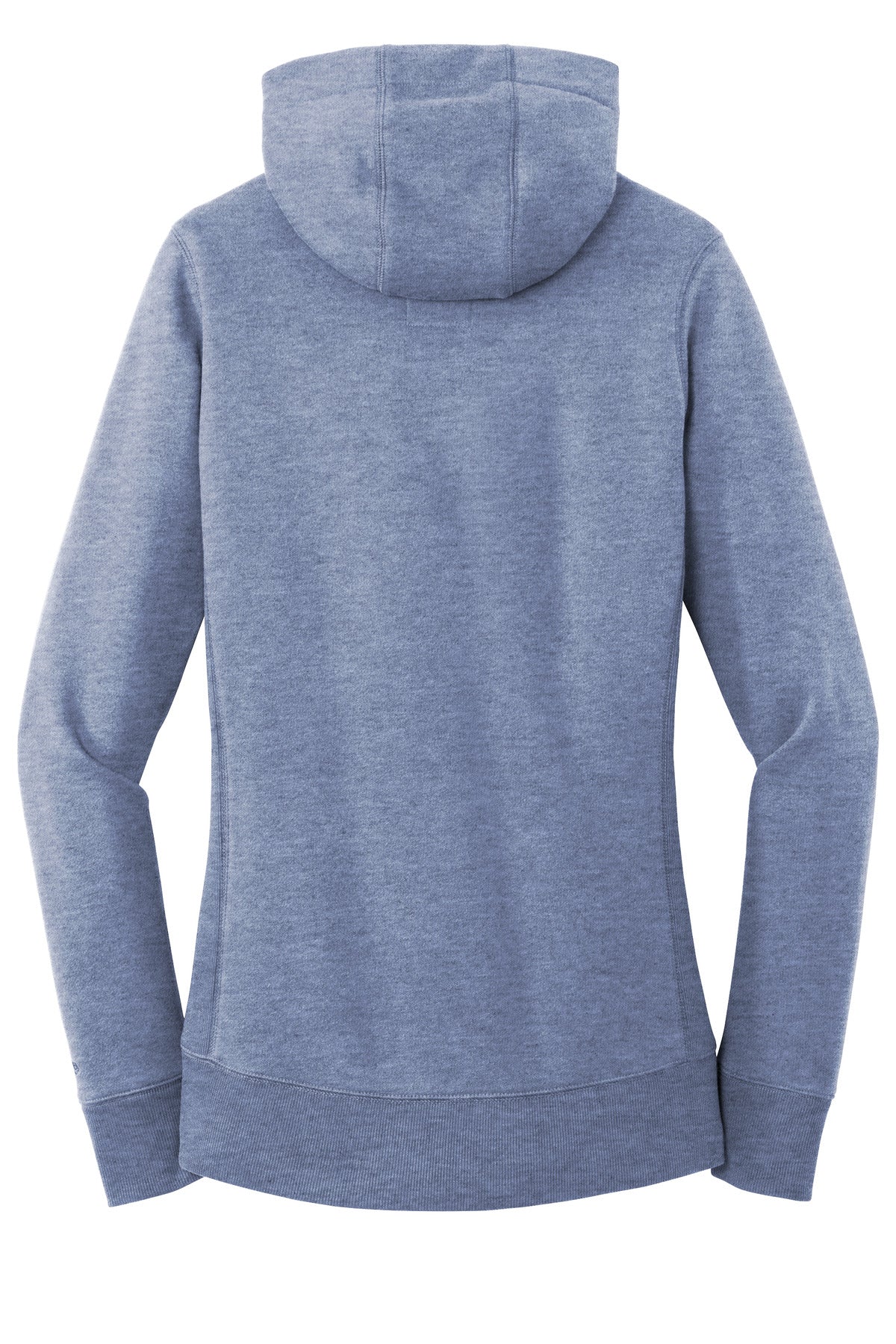 Rear View of Dark Royal Tws New Era Women's French Terry Pullover Hoodie. LNEA500