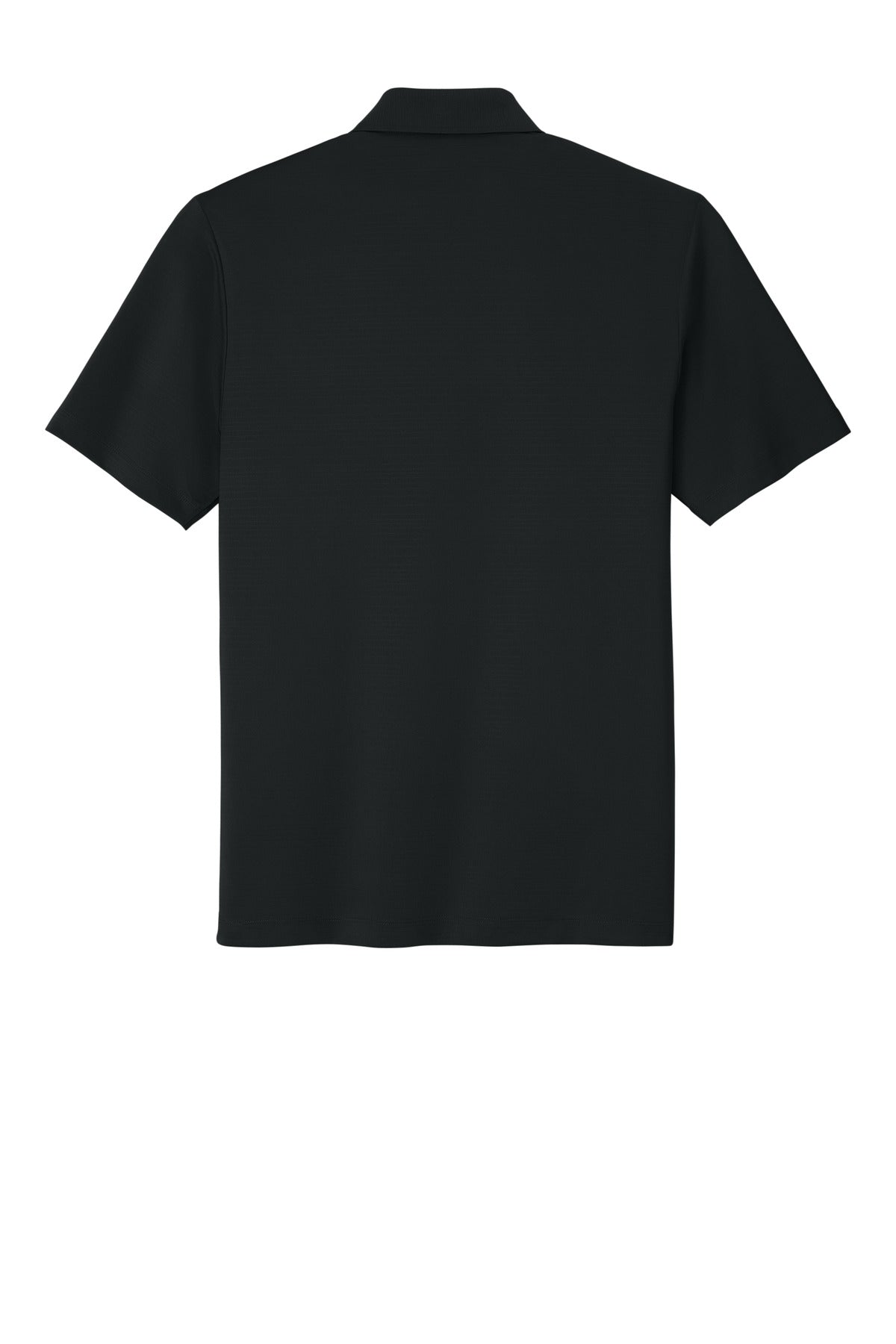 Rear View of Deep Black Port Authority Eclipse Stretch Polo. K587