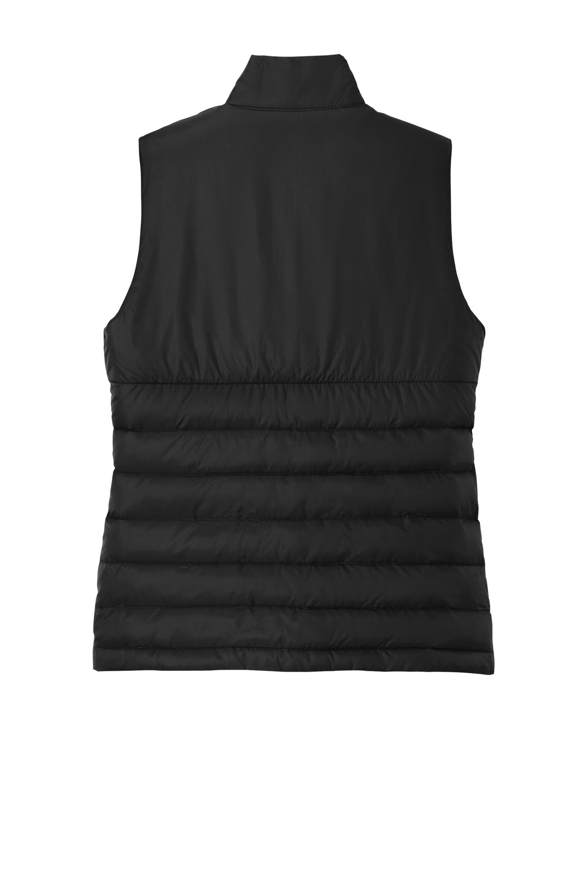 Rear View of DeepBlack Eddie Bauer Women's Quilted Vest EB513