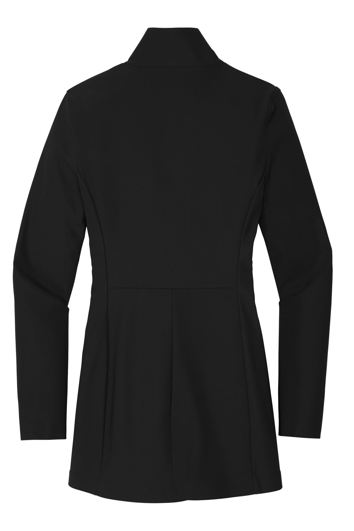 Rear View of DeepBlack Mercer+Mettle Women's Faille Soft Shell MM7101