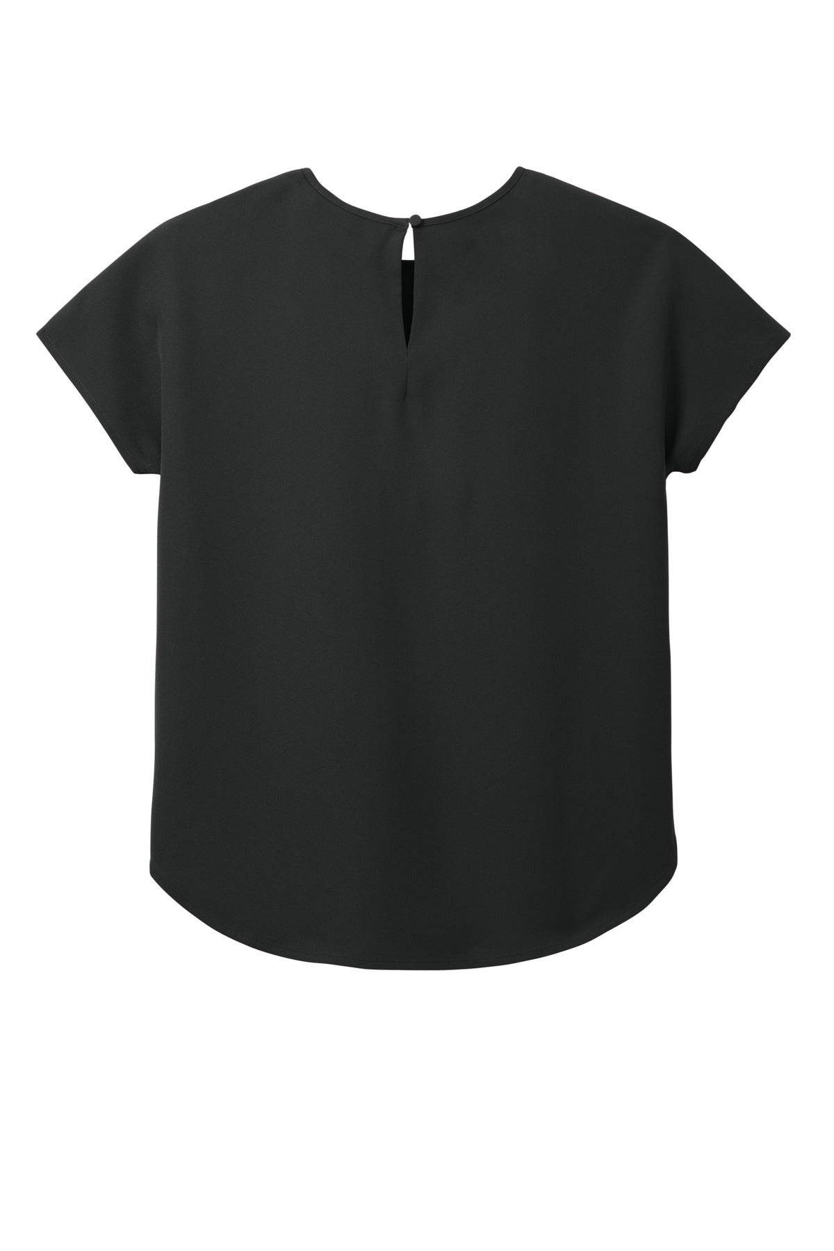 Rear View of DeepBlack Mercer+Mettle Women's Stretch Crepe Crew MM2015