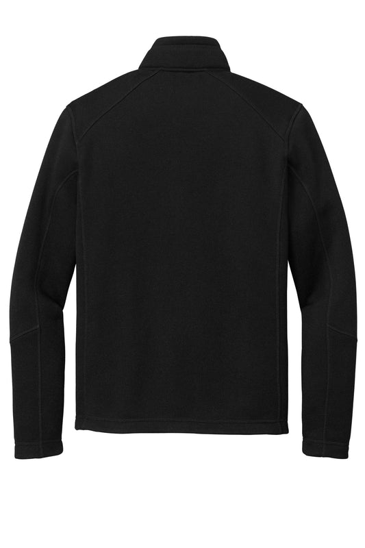 Rear View of DeepBlack Port Authority Arc Sweater Fleece 1/4-Zip F426