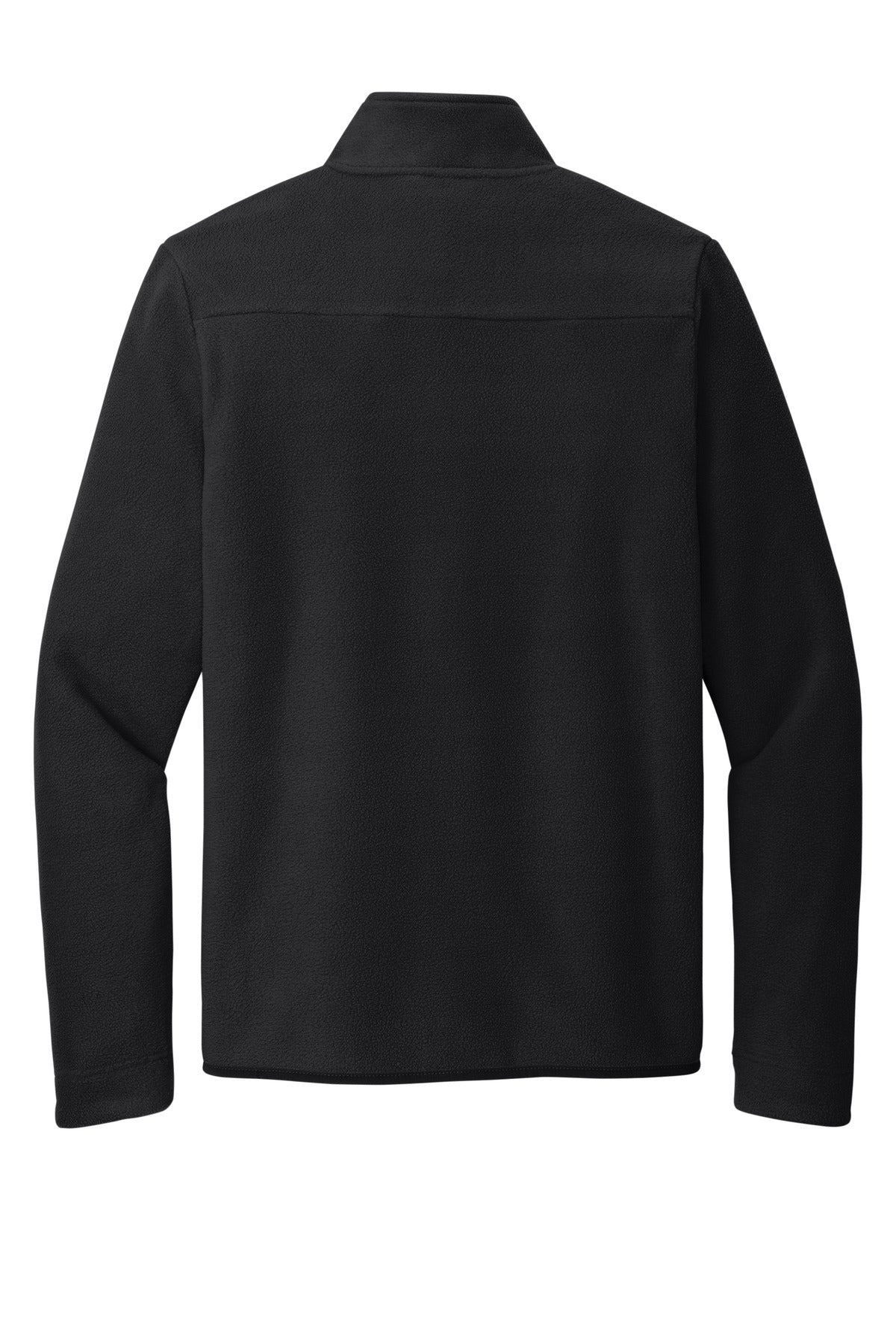 Rear View of DeepBlack Port Authority Connection Fleece Jacket F110