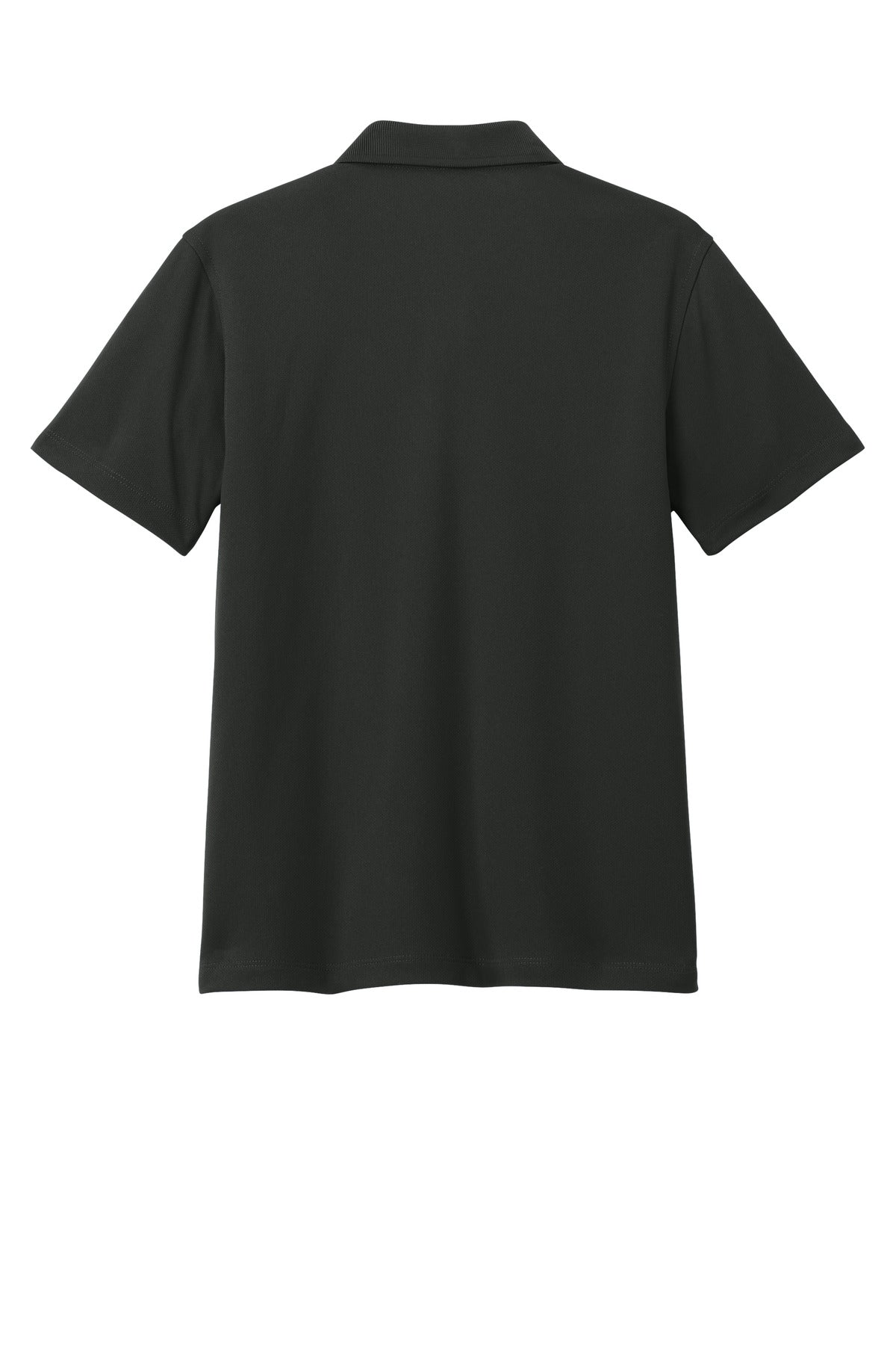 Rear View of DeepBlack Port Authority Youth Dry Zone UV Micro-Mesh Polo Y110
