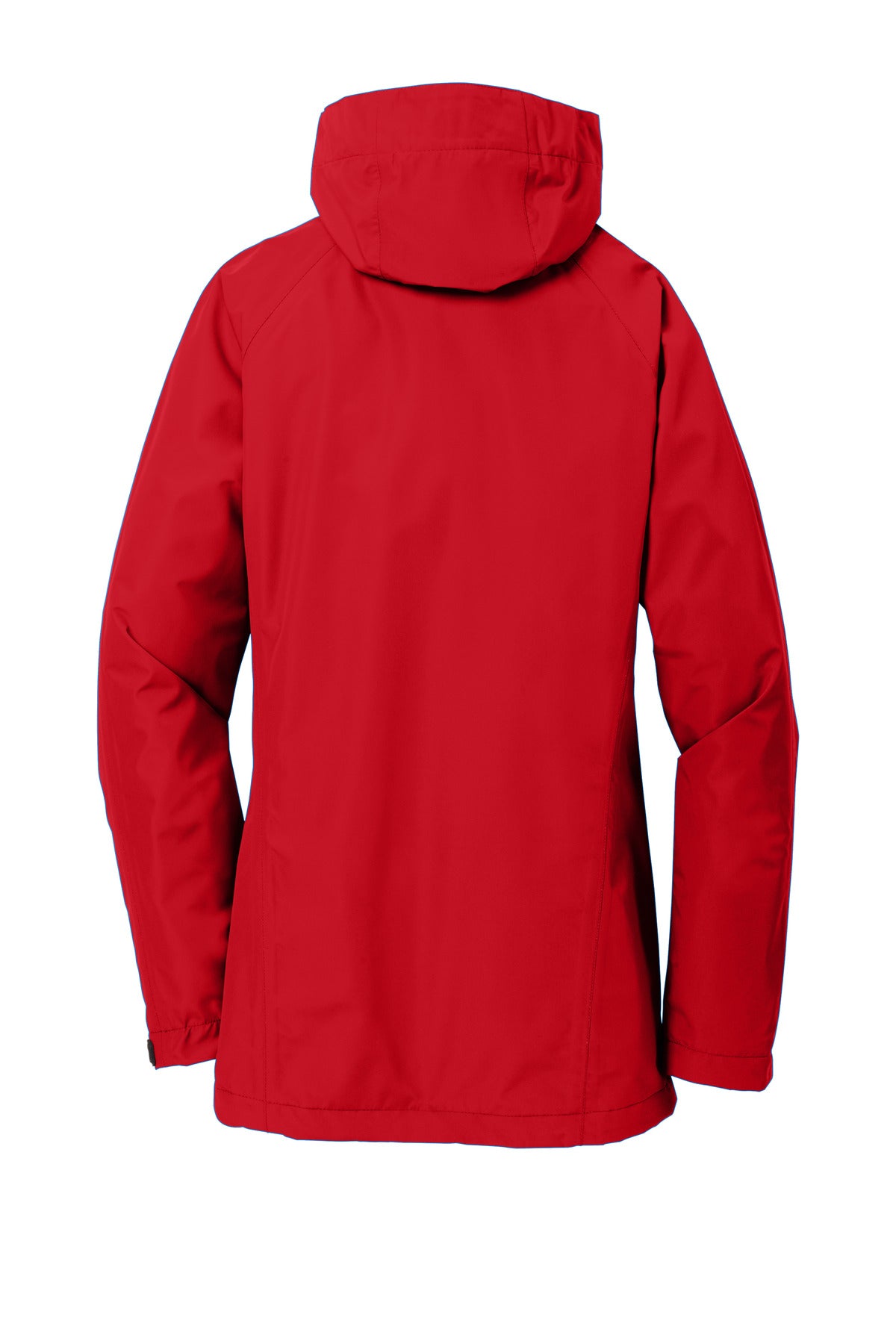 Rear View of DeepRed Port Authority Women's Torrent Waterproof Jacket. L333