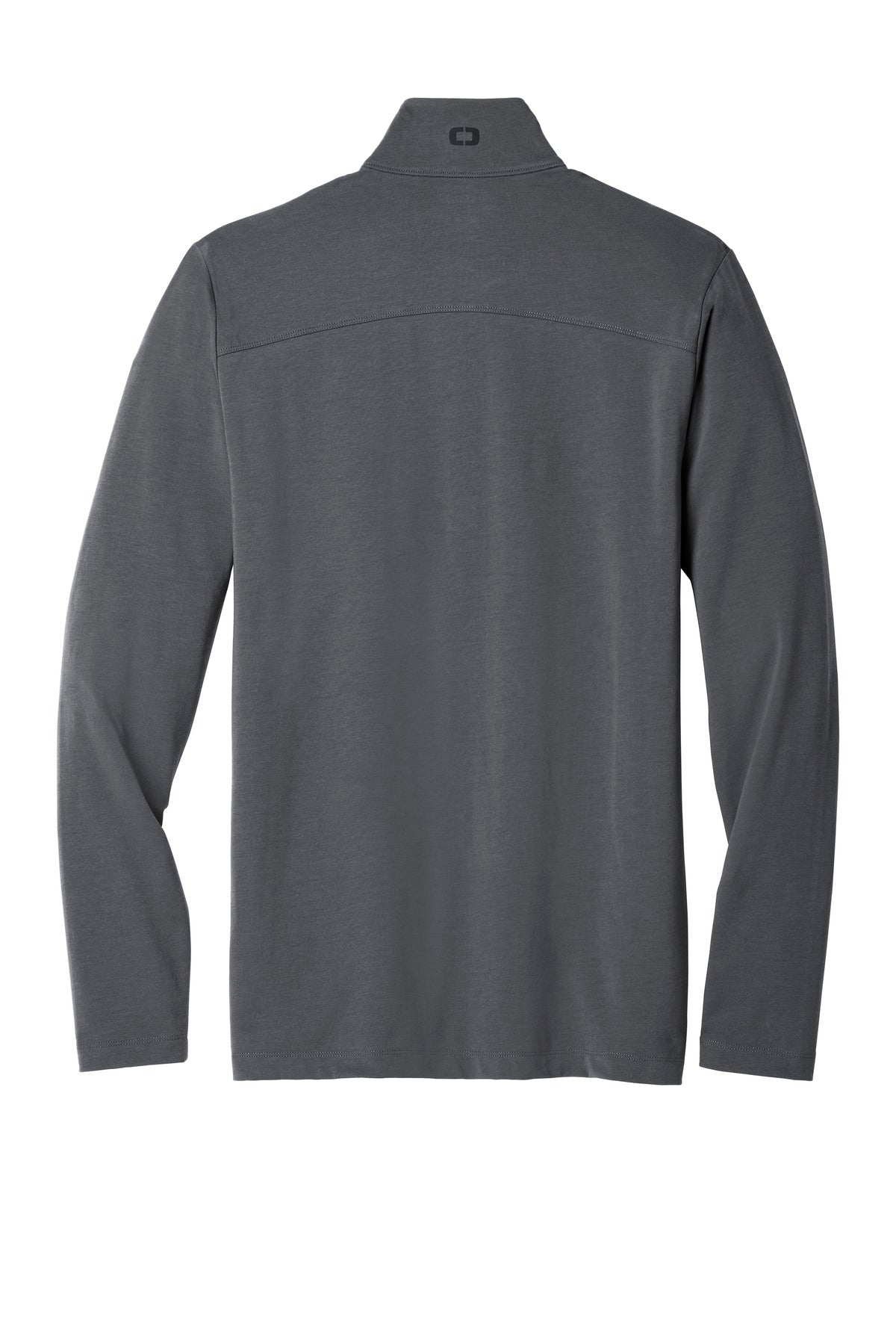 Rear View of Diesel Grey OGIO Limit 1/4-Zip. OG139