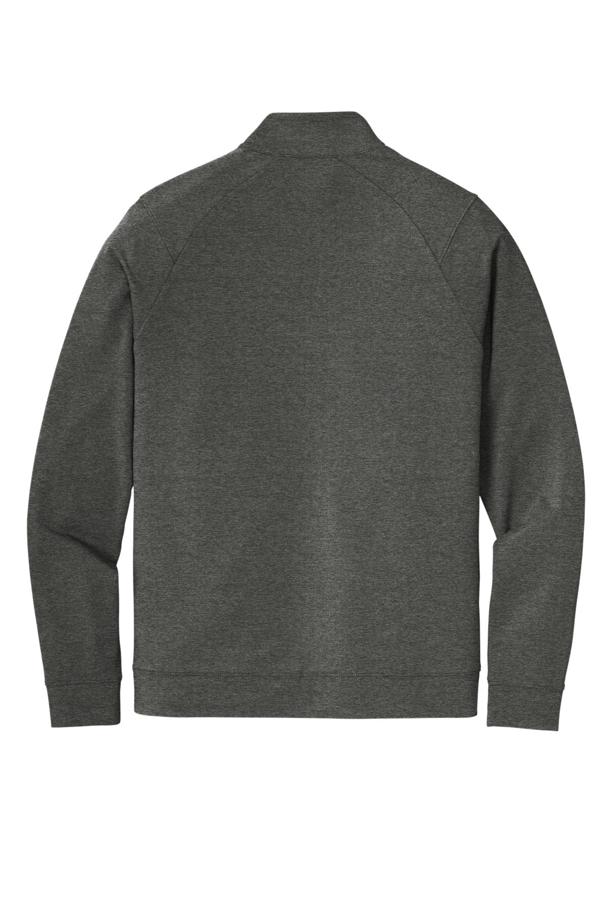 Rear View of DkGyHthr Sport-Tek Sport-Wick Flex Fleece Full-Zip. ST560