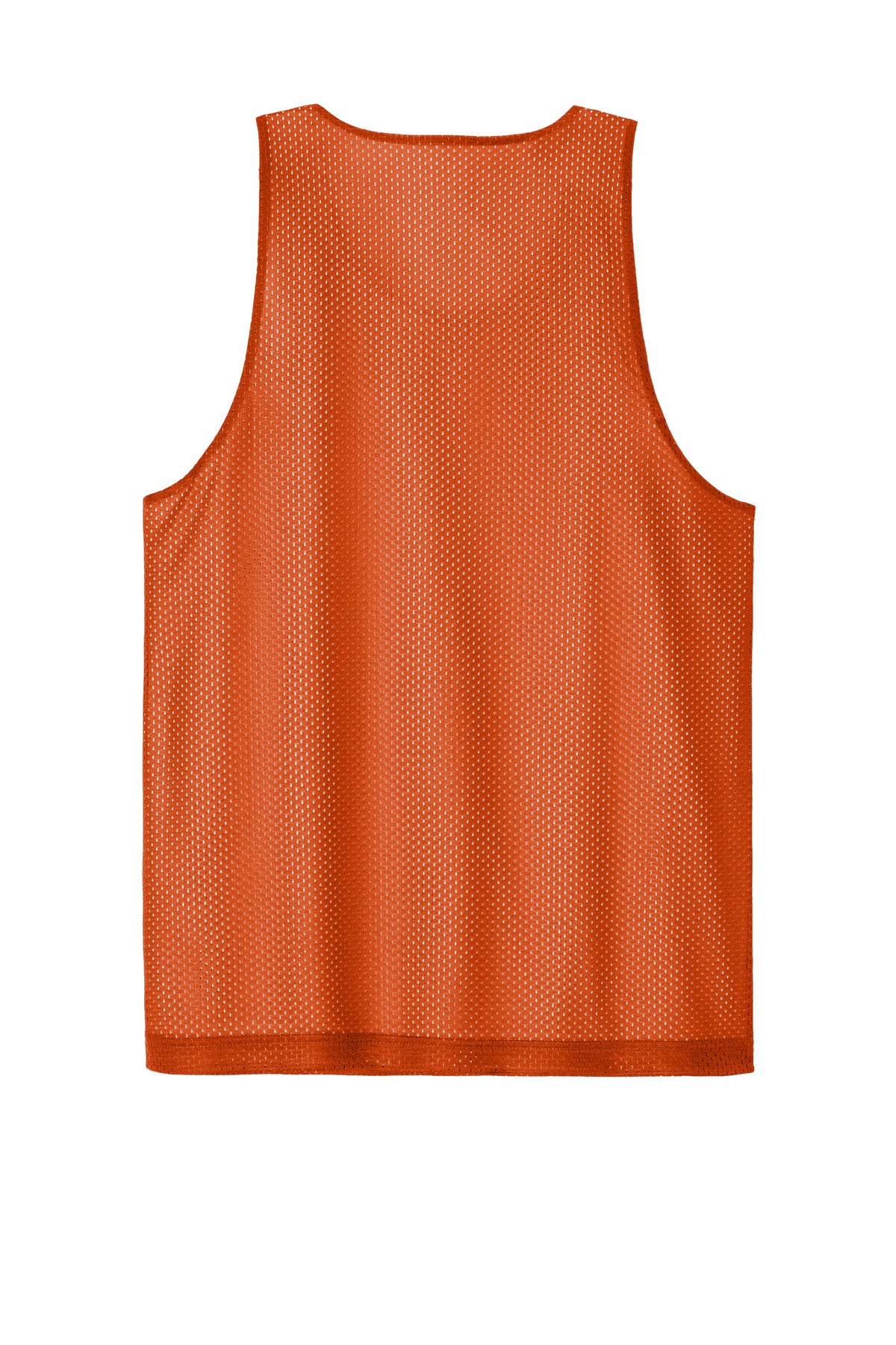 Rear View of DpOr/White Sport-Tek PosiCharge Reversible Mesh Tank ST5000