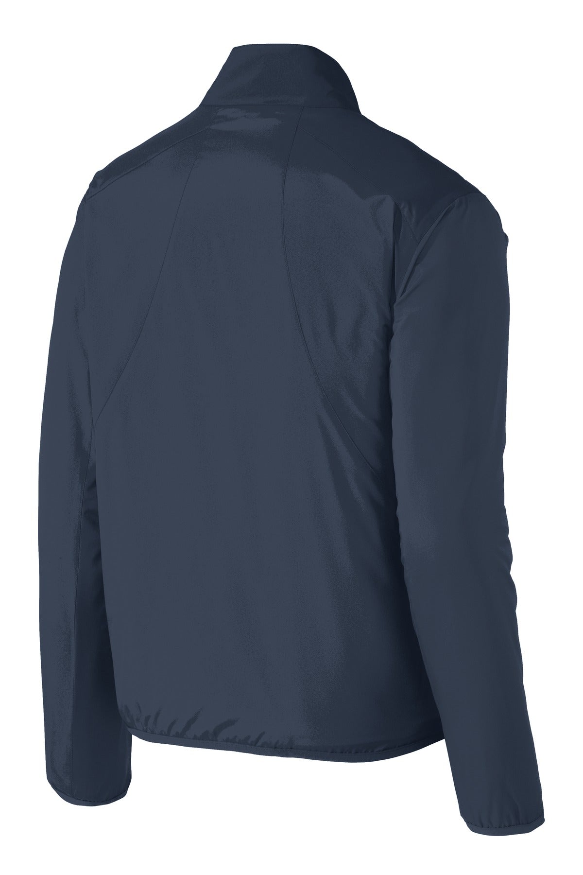 Rear View of Dress Blue Nvy Port Authority Zephyr Full-Zip Jacket. J344