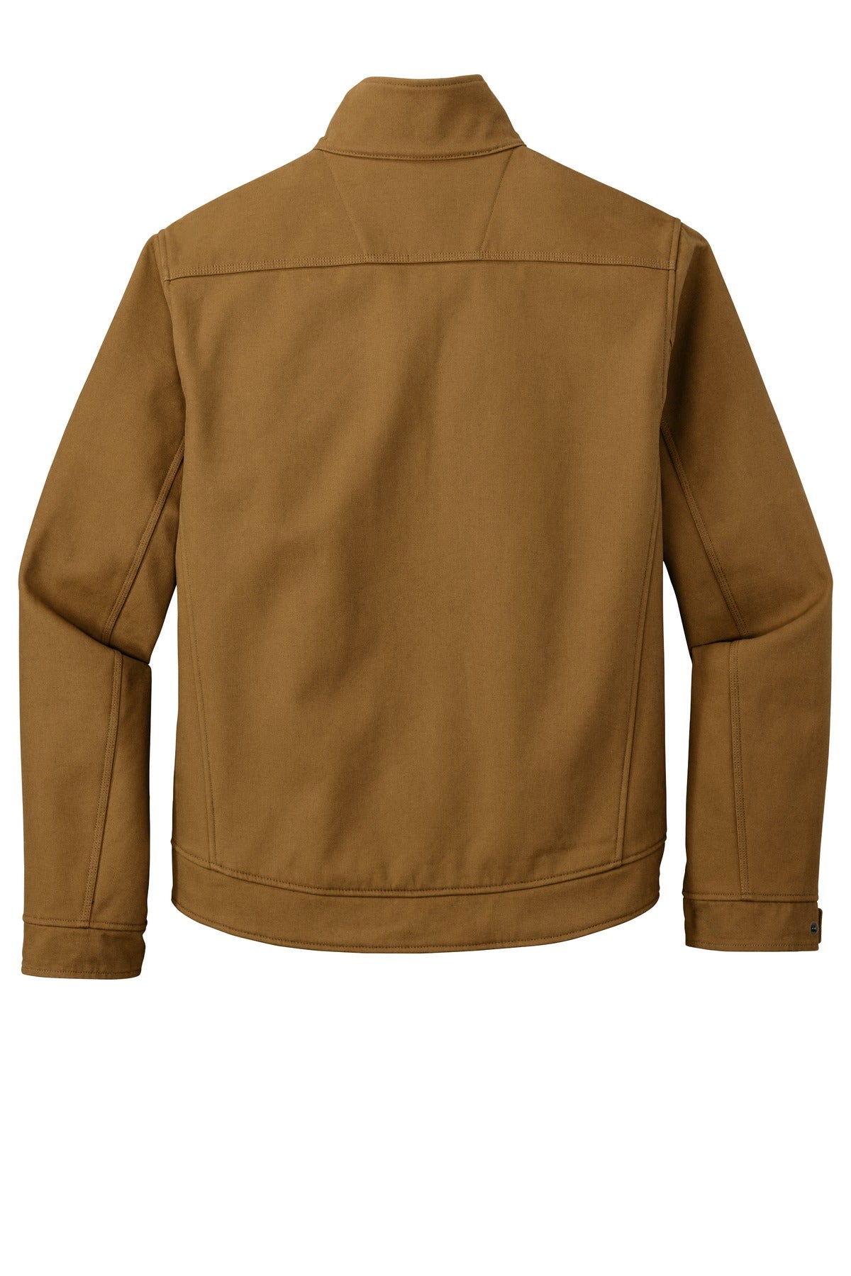 Rear View of Duck Brown CornerStone Duck Bonded Soft Shell Jacket CSJ60