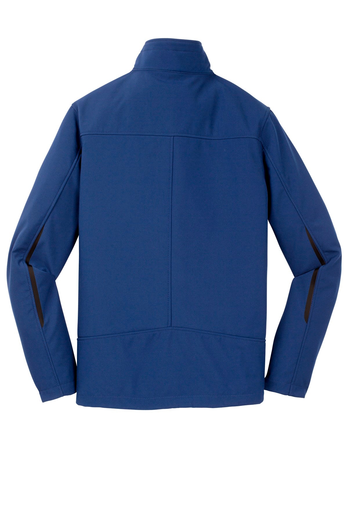 Rear View of Estate Blue Port Authority Welded Soft Shell Jacket. J324
