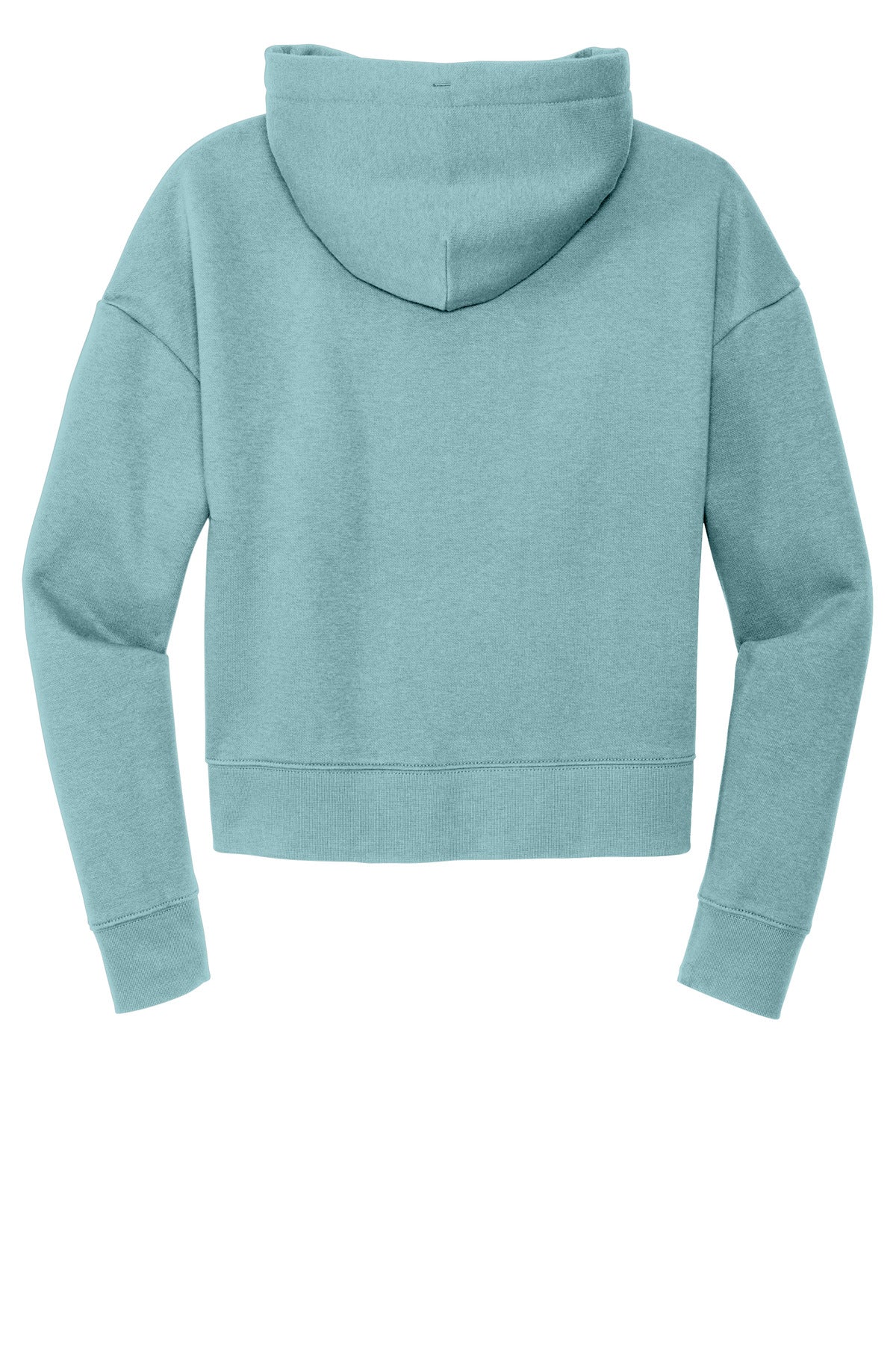 Rear View of EuclptusBl District Women's V.I.T. Fleece Hoodie DT6101