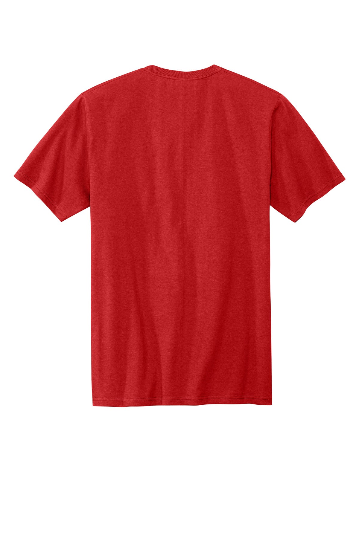 Rear View of FlagRed Volunteer Knitwear All-American Tee VL100