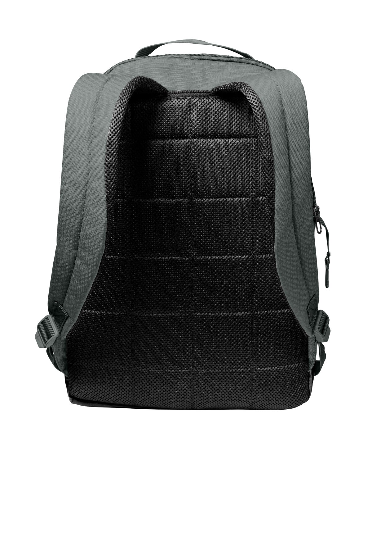 Rear View of FlintGrey Nike Brasilia Medium Backpack NKDH7709