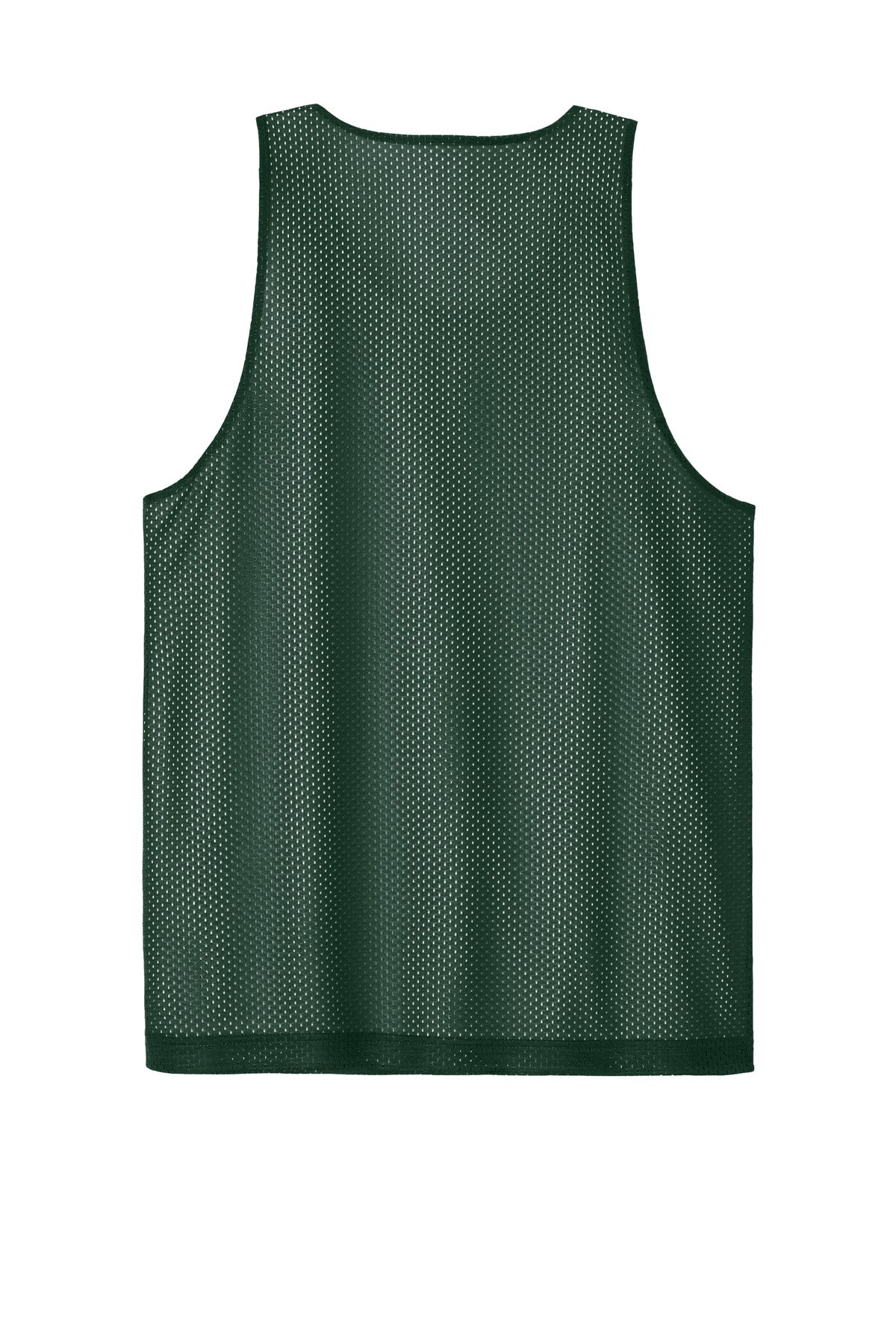 Rear View of FrGn/White Sport-Tek PosiCharge Reversible Mesh Tank ST5000