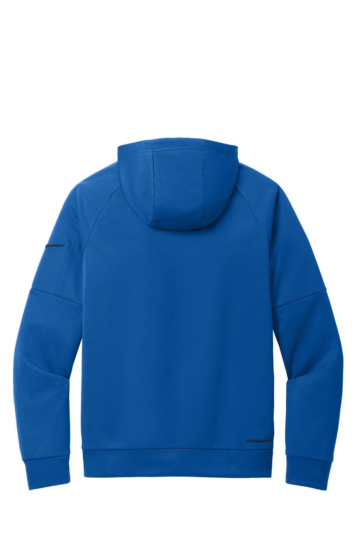 Rear View of GameRoyal Nike Therma-FIT Pocket 1/4-Zip Fleece Hoodie NKFD9742
