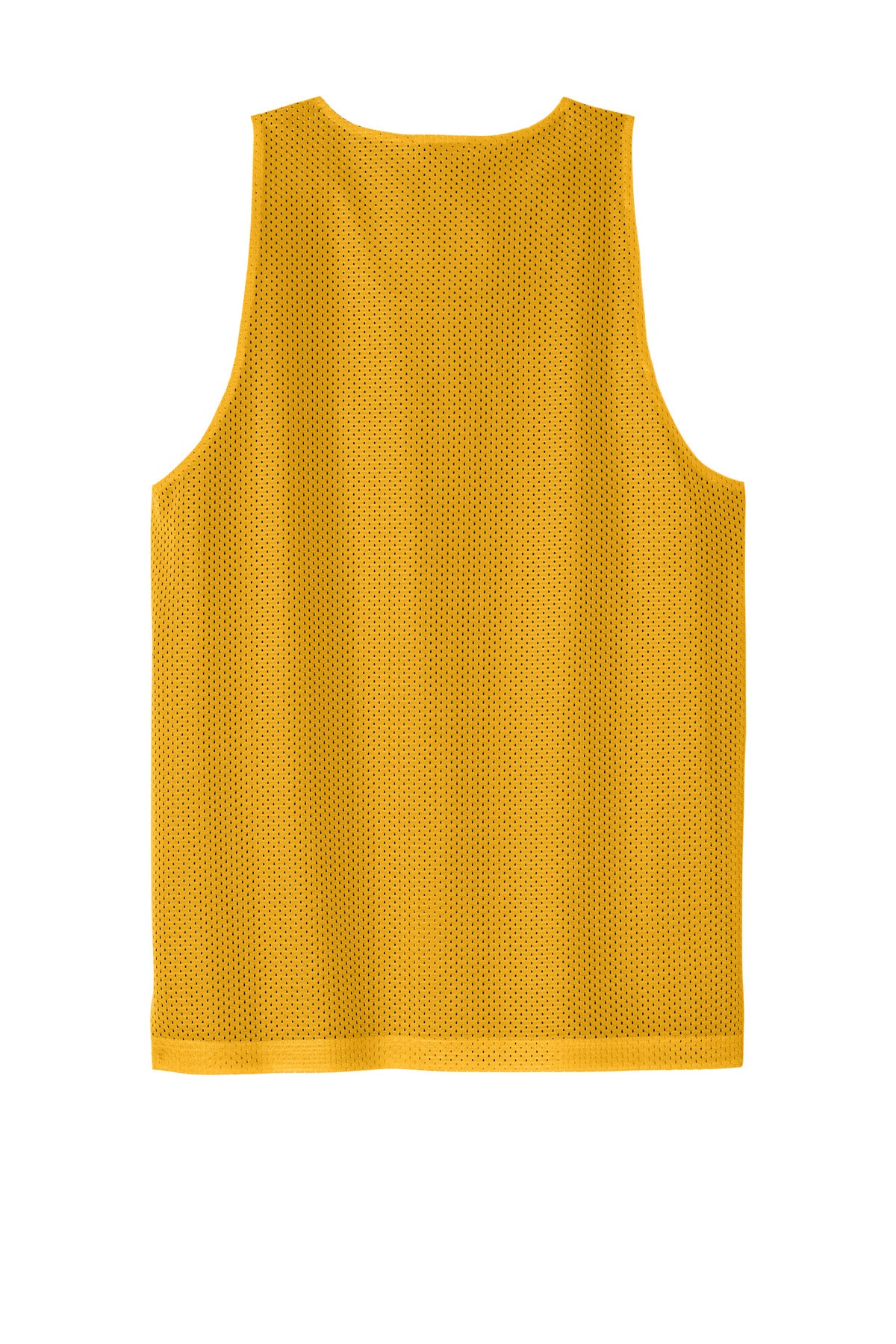 Rear View of Gold/Black Sport-Tek PosiCharge Reversible Mesh Tank ST5000