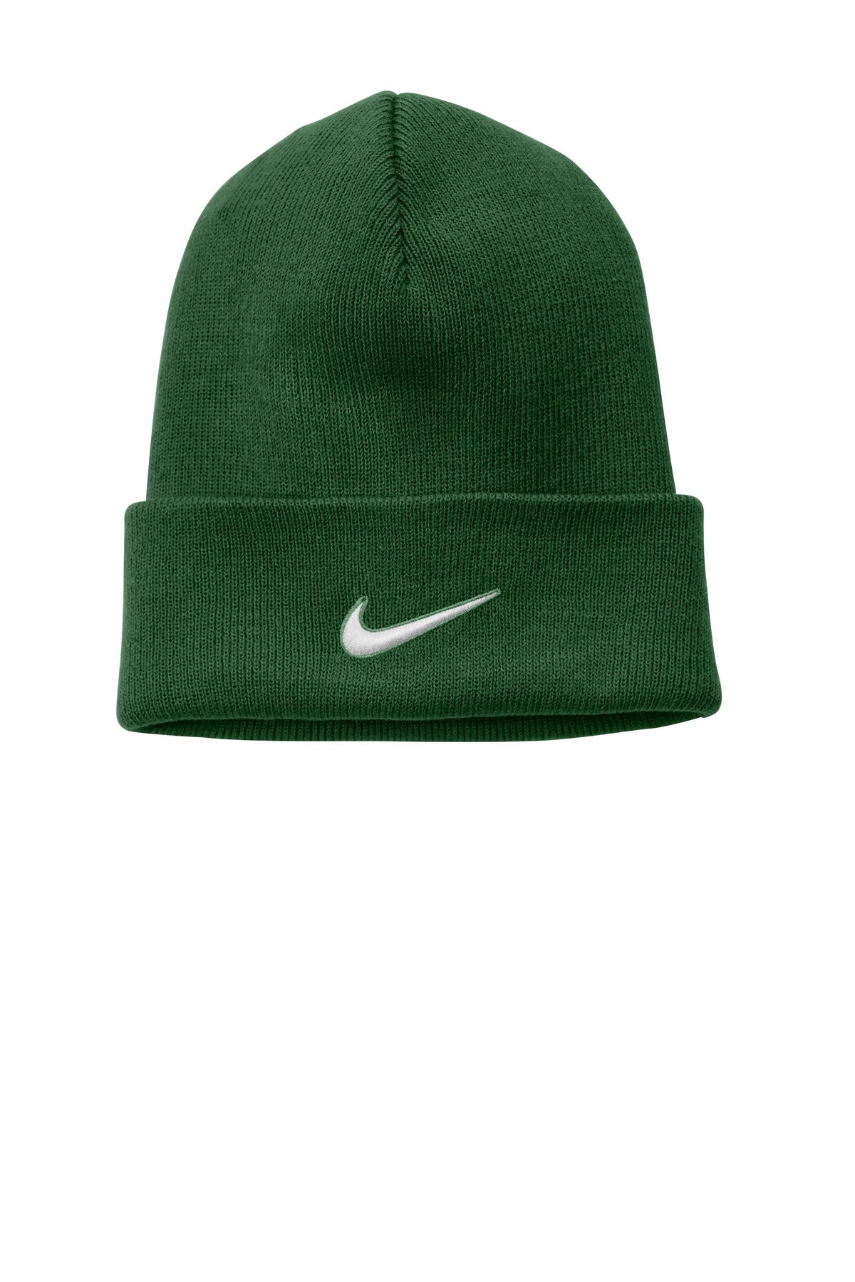 Rear View of GorgeGreen Nike Team Cuffed Beanie NKFB6539