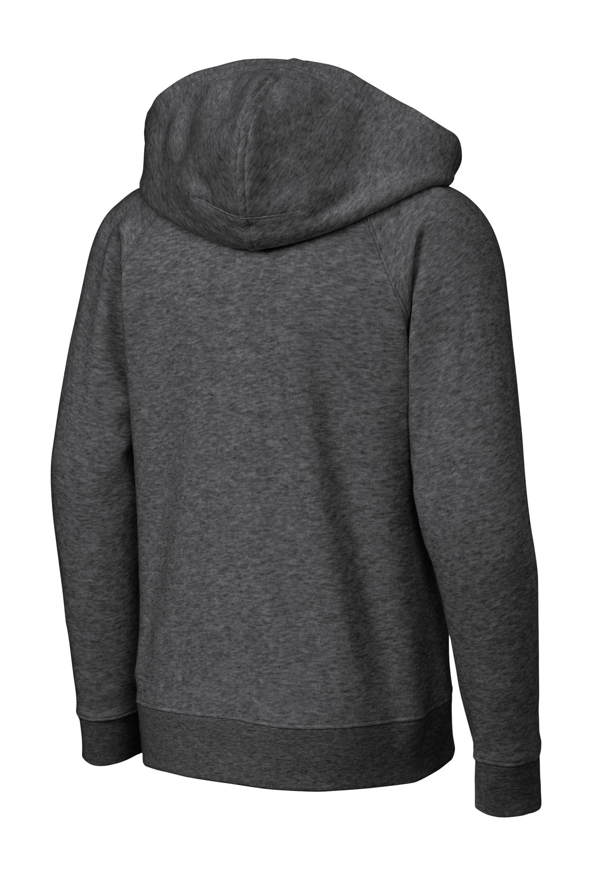 Rear View of GphHeather Sport-Tek Youth Drive Fleece Pullover Hoodie YSTF200
