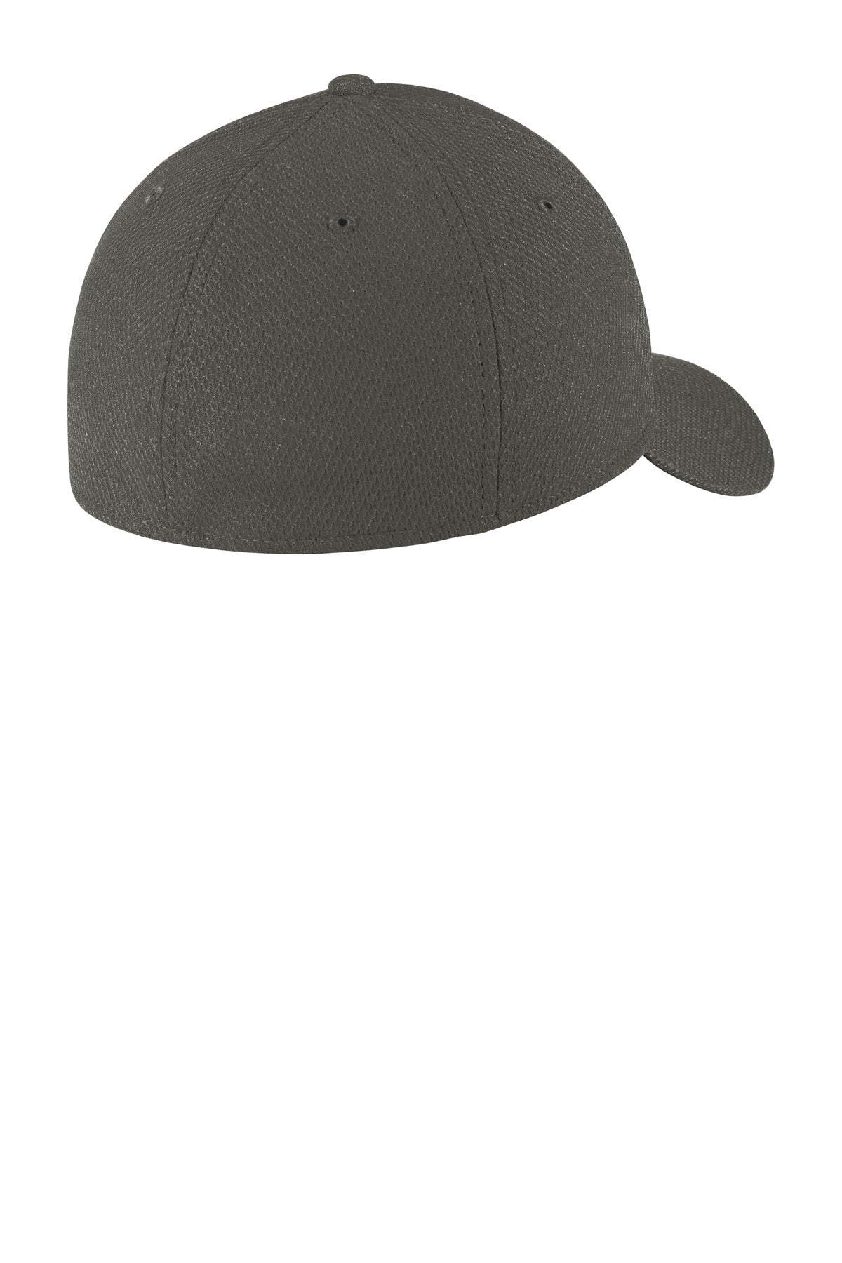 Rear View of Graphite New Era Diamond Era Stretch Cap. NE1121