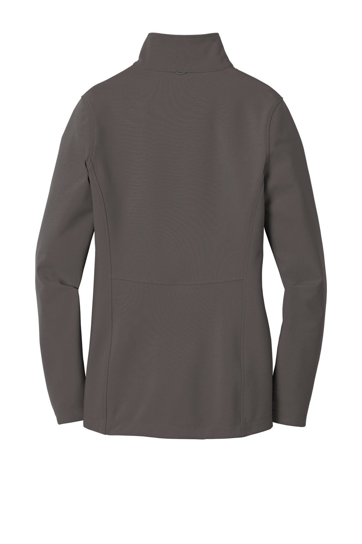 Rear View of Graphite Port Authority Women's Collective Soft Shell Jacket. L901