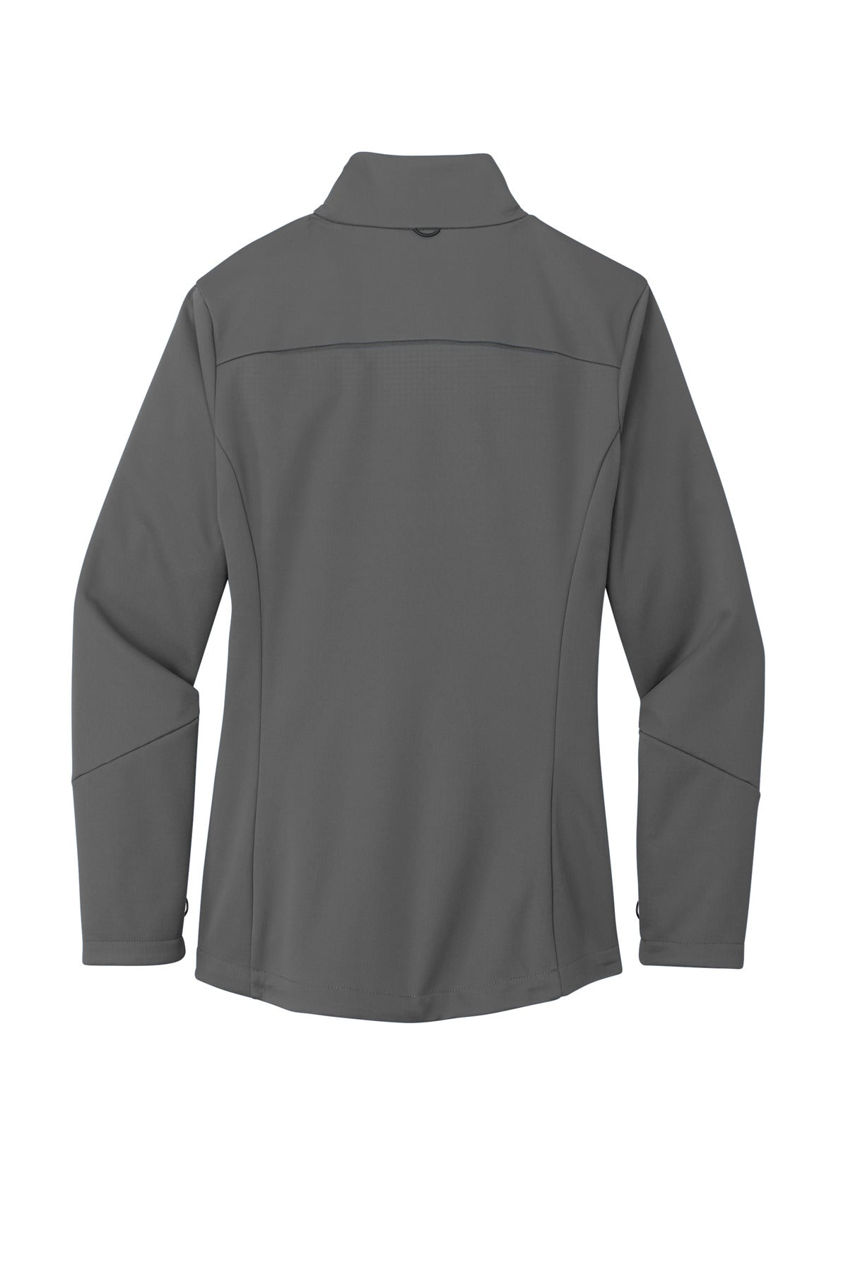 Rear View of Graphite Port Authority Women's Collective Tech Soft Shell Jacket L921