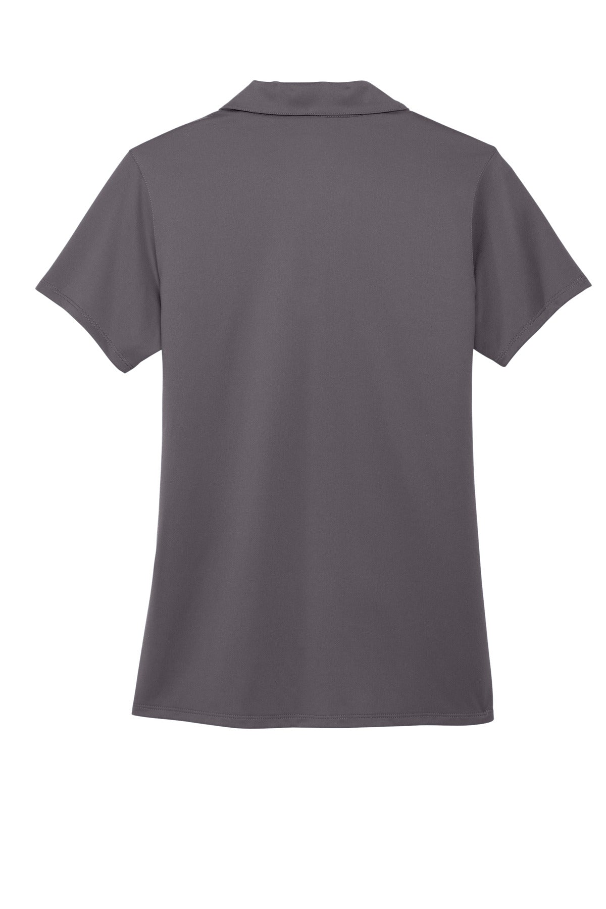 Rear View of Graphite Port Authority Women's Performance Staff Polo LK398