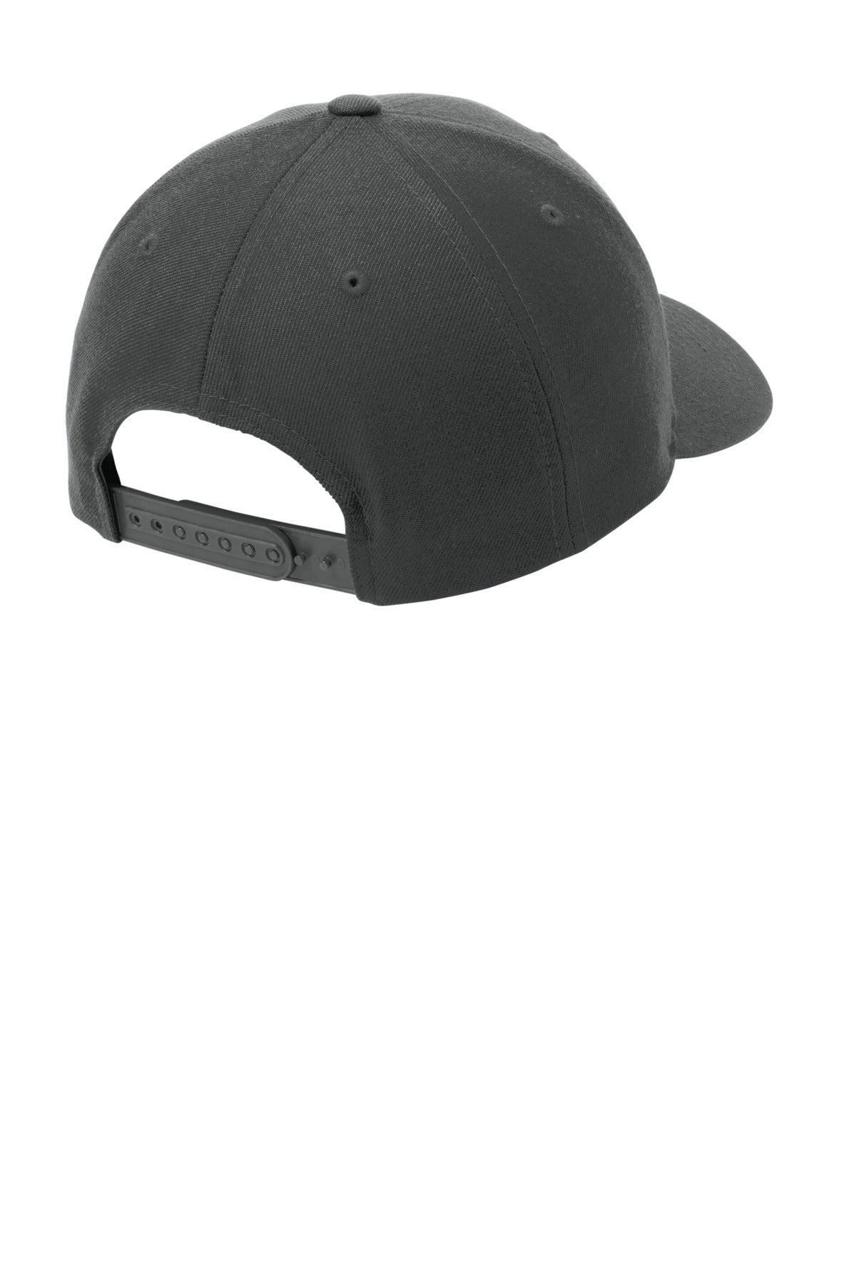 Rear View of Graphite Sport-Tek YP Classics Curve Bill Snapback Cap. STC43